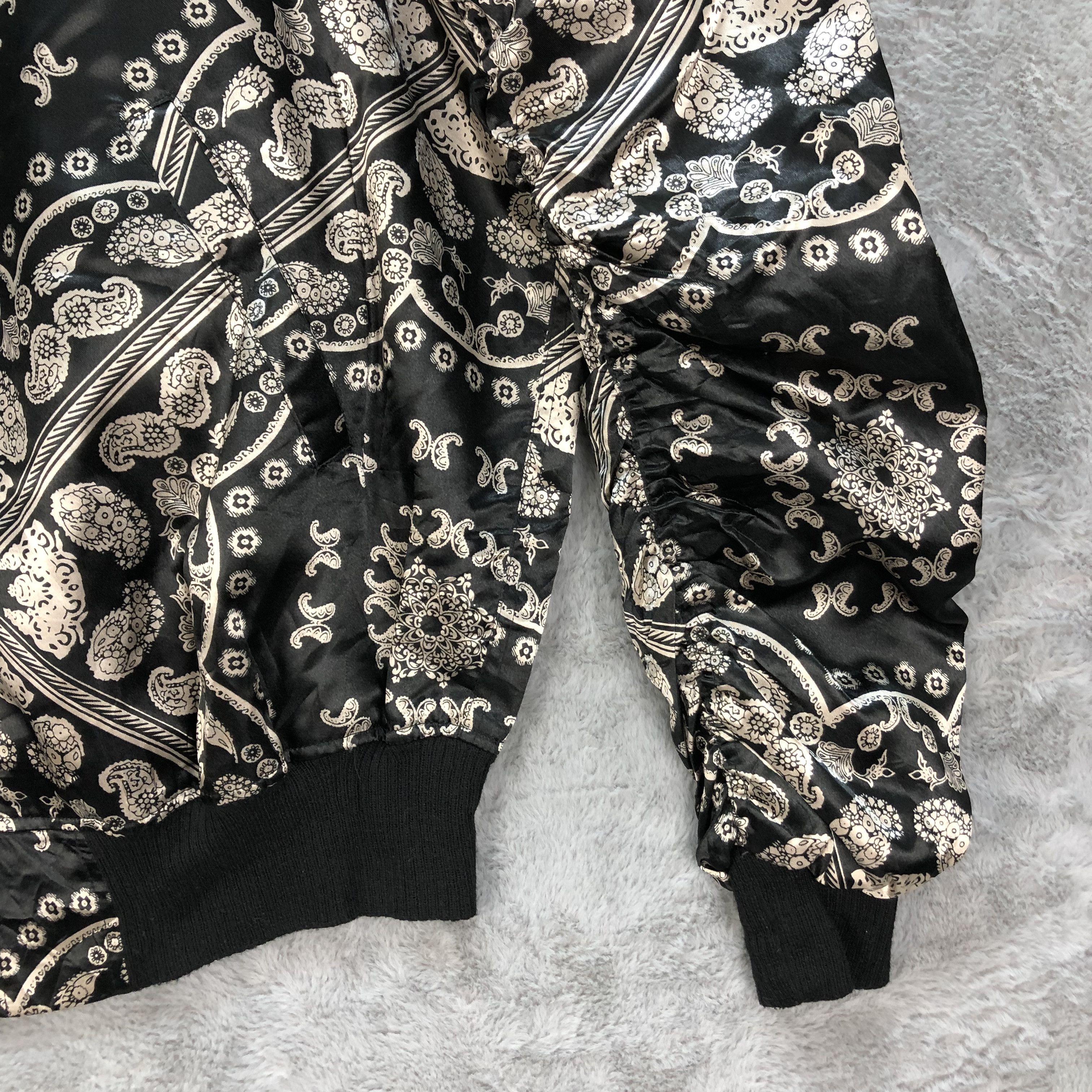 Japanese Brand PAISLEY BOMBER JACKET INSPIRE KAPITAL #6372-62 Size US L / EU 52-54 / 3 - 5 Thumbnail