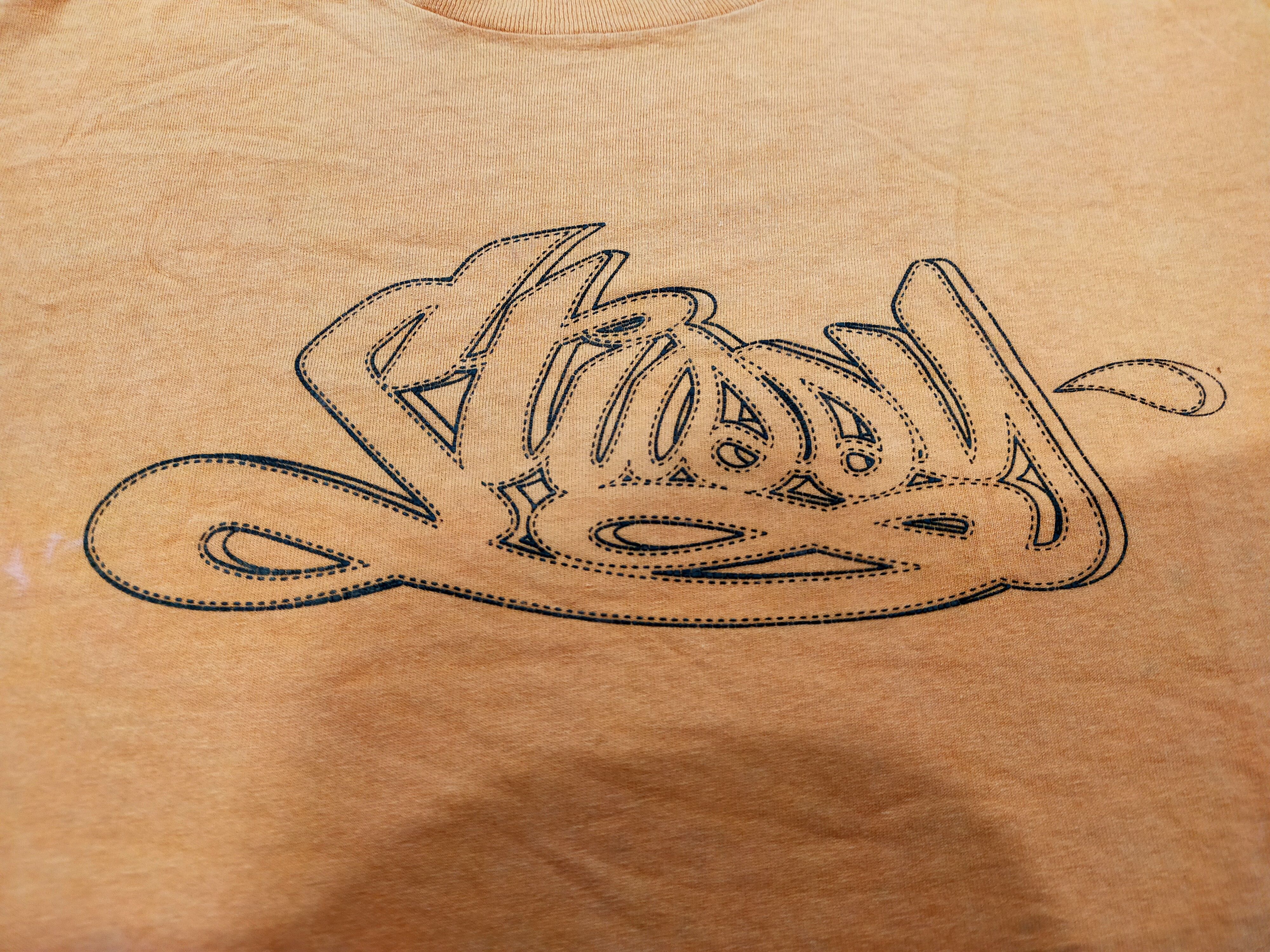 Stussy Vintage Stussy Big Logo Thrashed tee Size US L / EU 52-54 / 3 - 7 Thumbnail