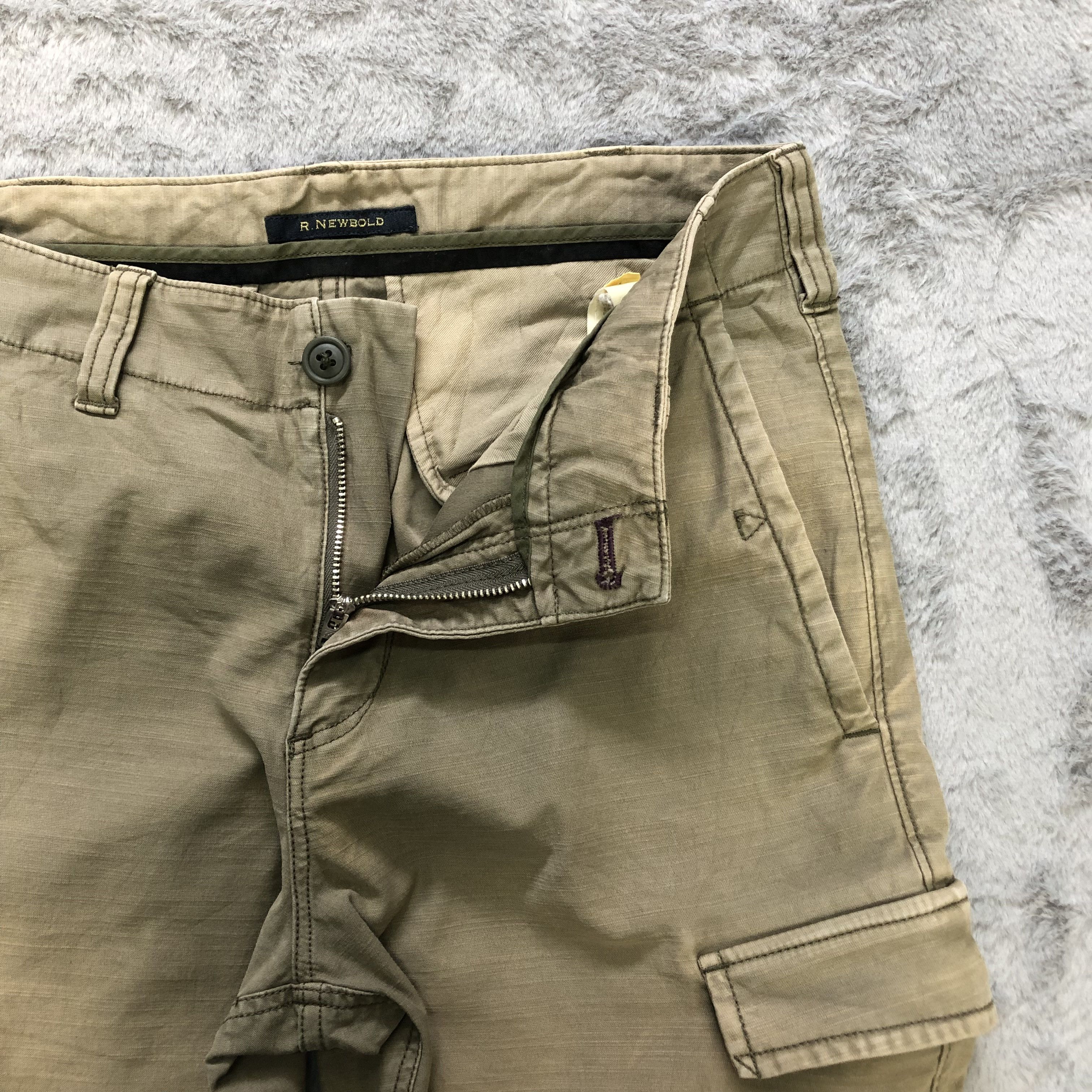 R.Newbold R NEWBOLD 6 POCKET DOUBLE KNEE QUARTER CARGO PANTS #6235-220 Size US 32 / EU 48 - 4 Thumbnail
