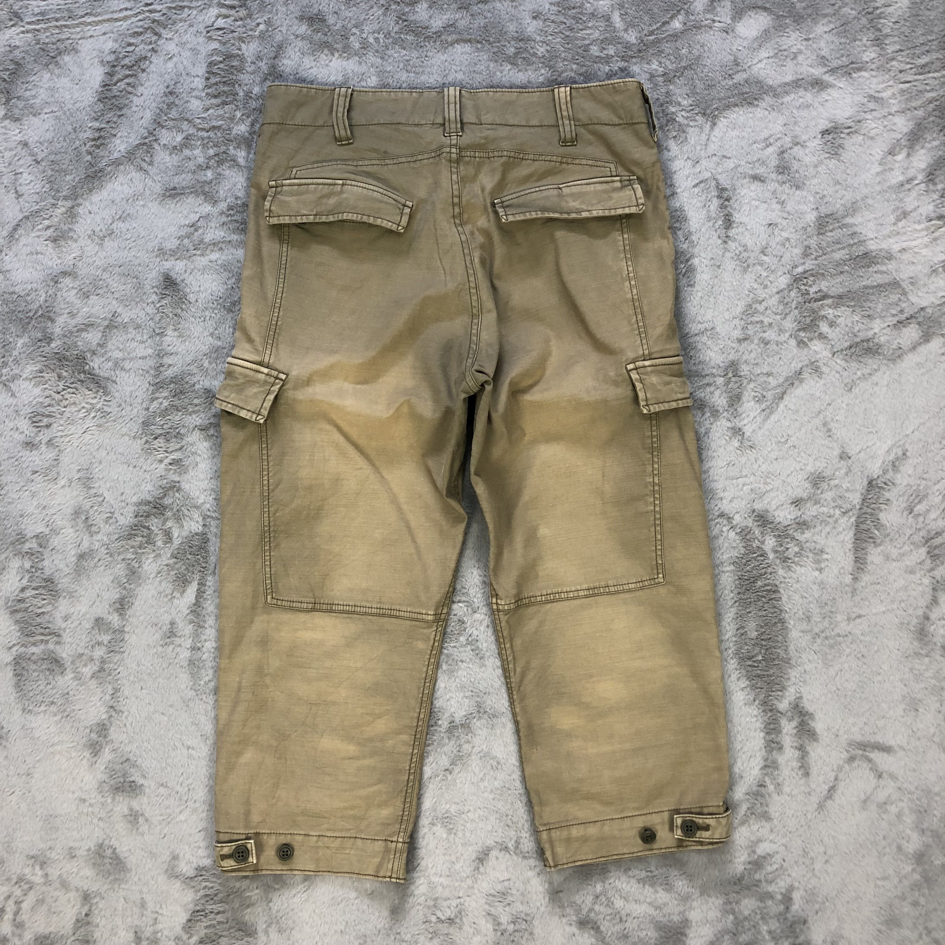 R.Newbold R NEWBOLD 6 POCKET DOUBLE KNEE QUARTER CARGO PANTS #6235-220 Size US 32 / EU 48 - 9 Thumbnail