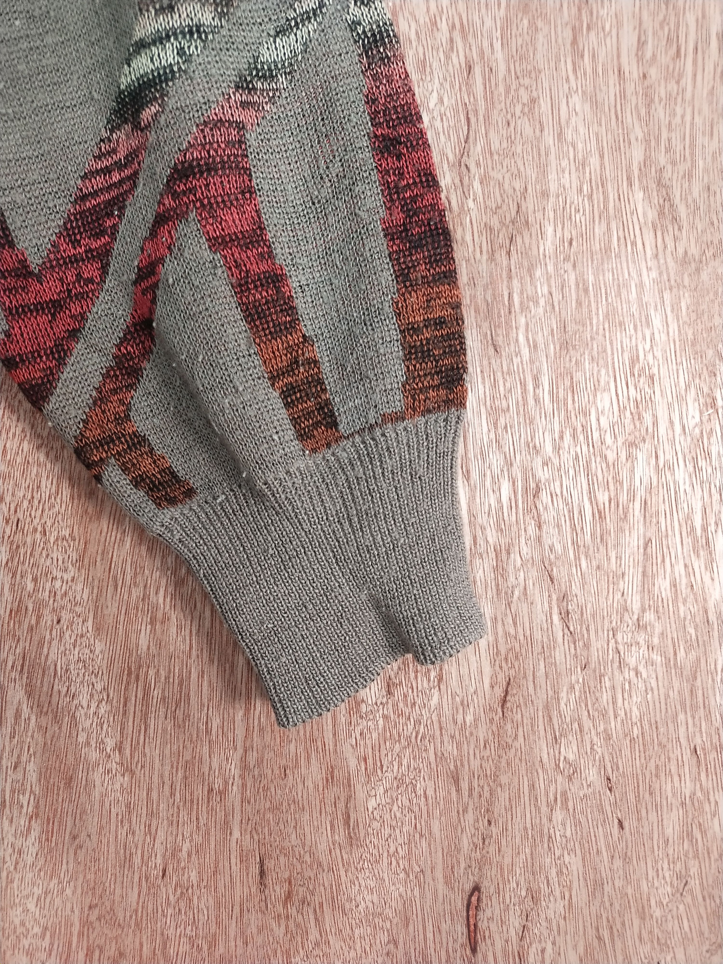 Japanese Brand U'S Mode art stripe brown vintage knitwear #S036 Size M / US 6-8 / IT 42-44 - 5 Thumbnail