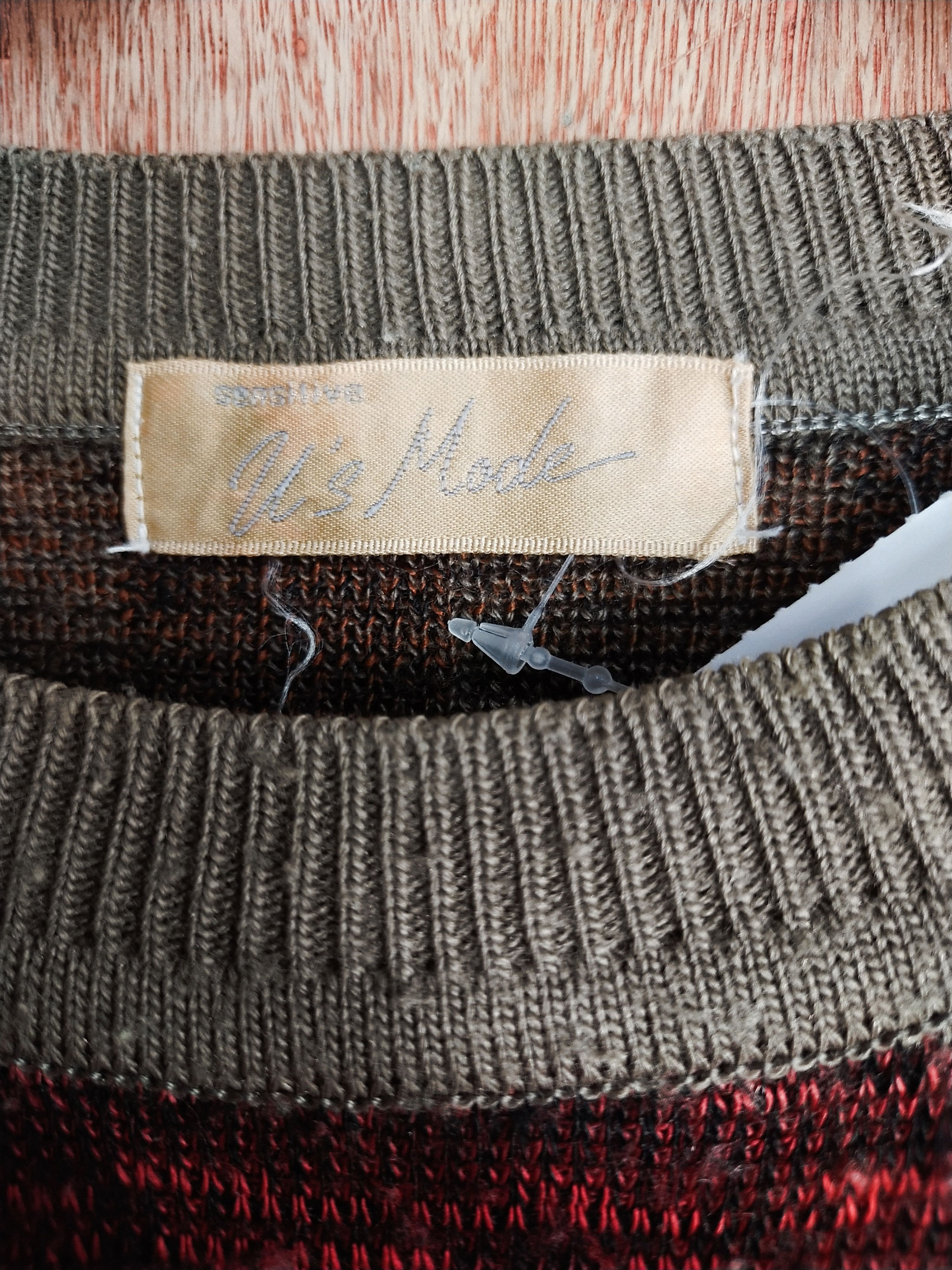 Japanese Brand U'S Mode art stripe brown vintage knitwear #S036 Size M / US 6-8 / IT 42-44 - 7 Thumbnail
