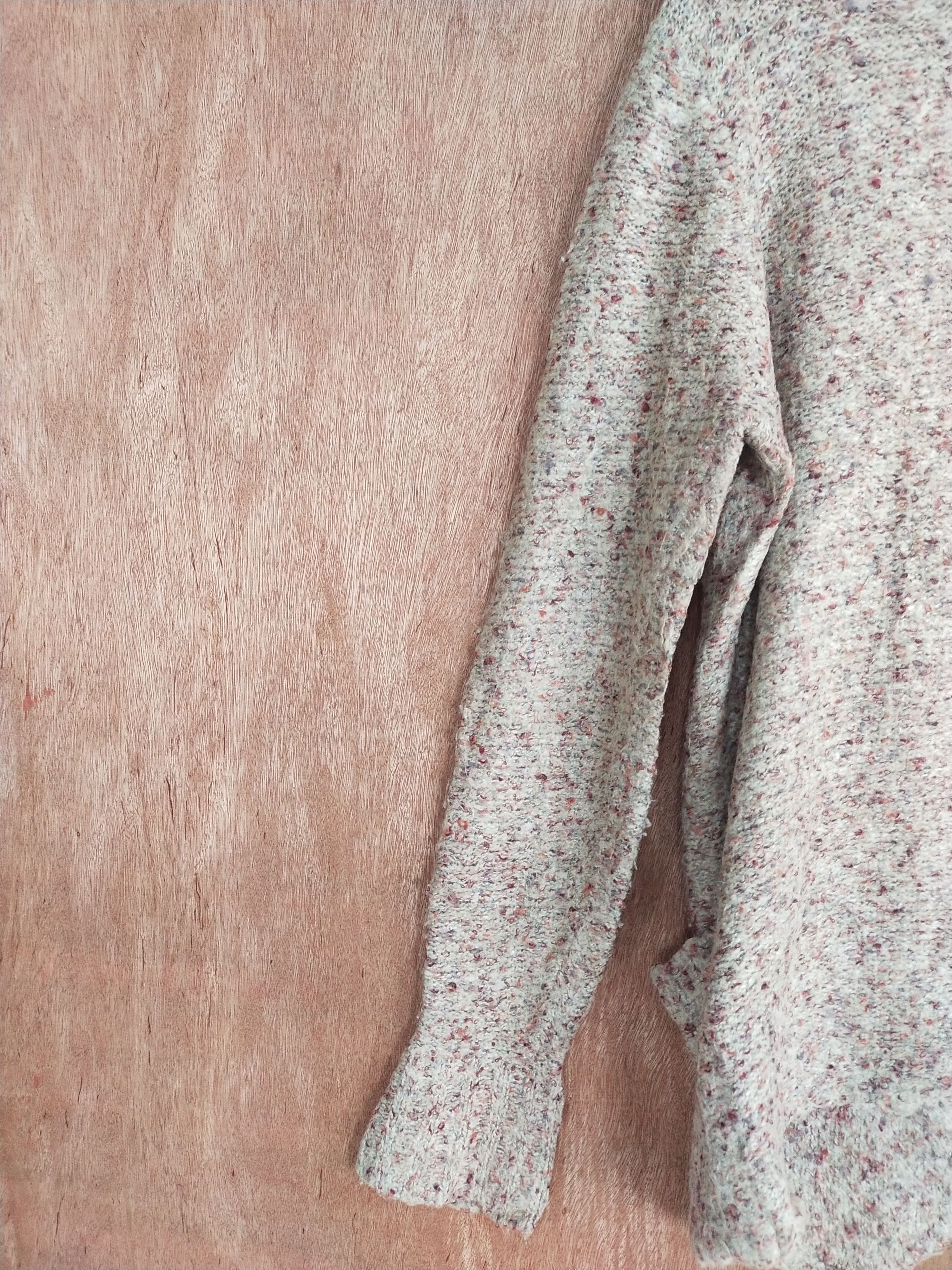 Japanese Brand H. Market cream cardigan knitwear japan #S077 Size US L / EU 52-54 / 3 - 10 Thumbnail