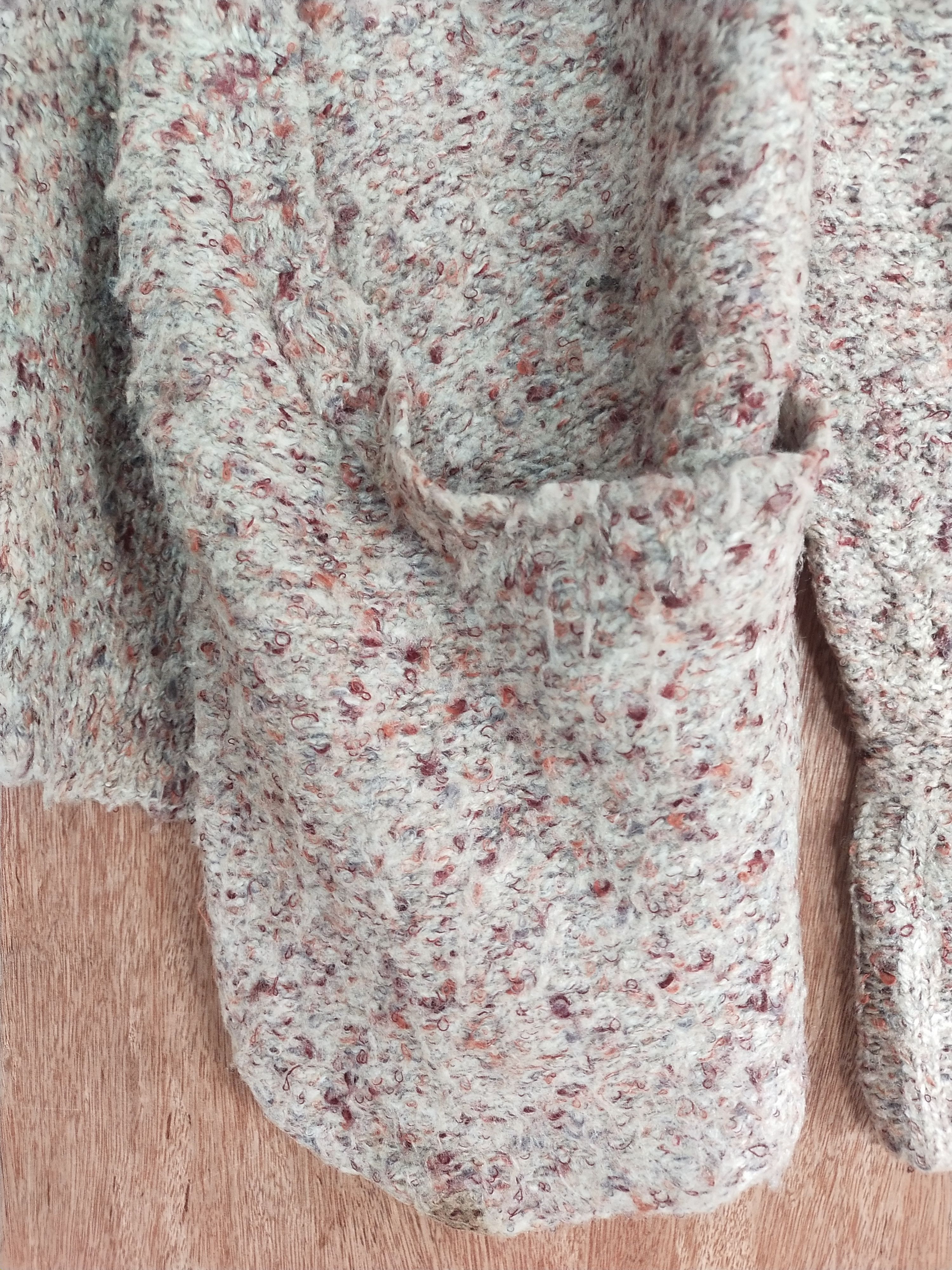 Japanese Brand H. Market cream cardigan knitwear japan #S077 Size US L / EU 52-54 / 3 - 6 Thumbnail