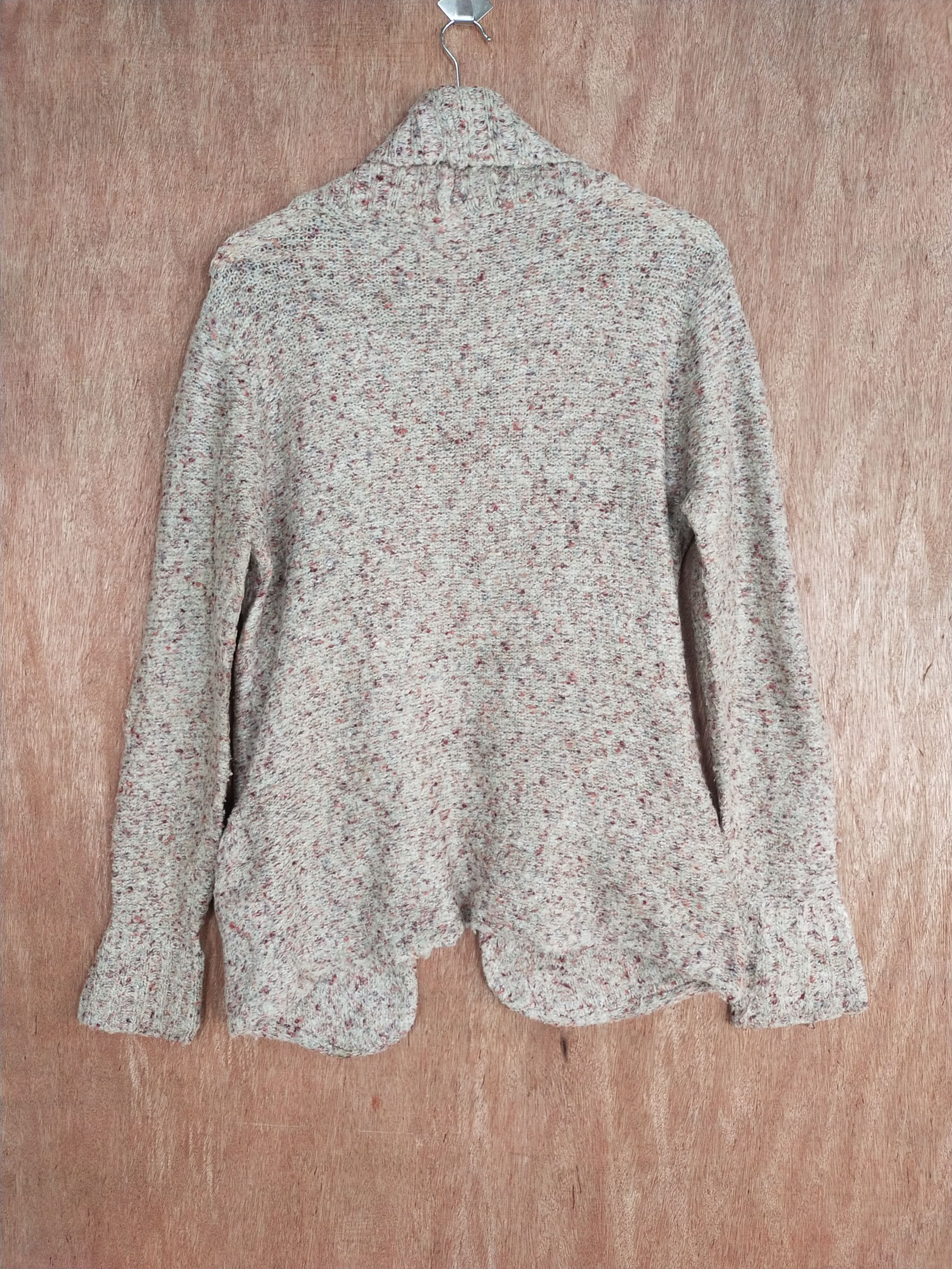 Japanese Brand H. Market cream cardigan knitwear japan #S077 Size US L / EU 52-54 / 3 - 9 Thumbnail