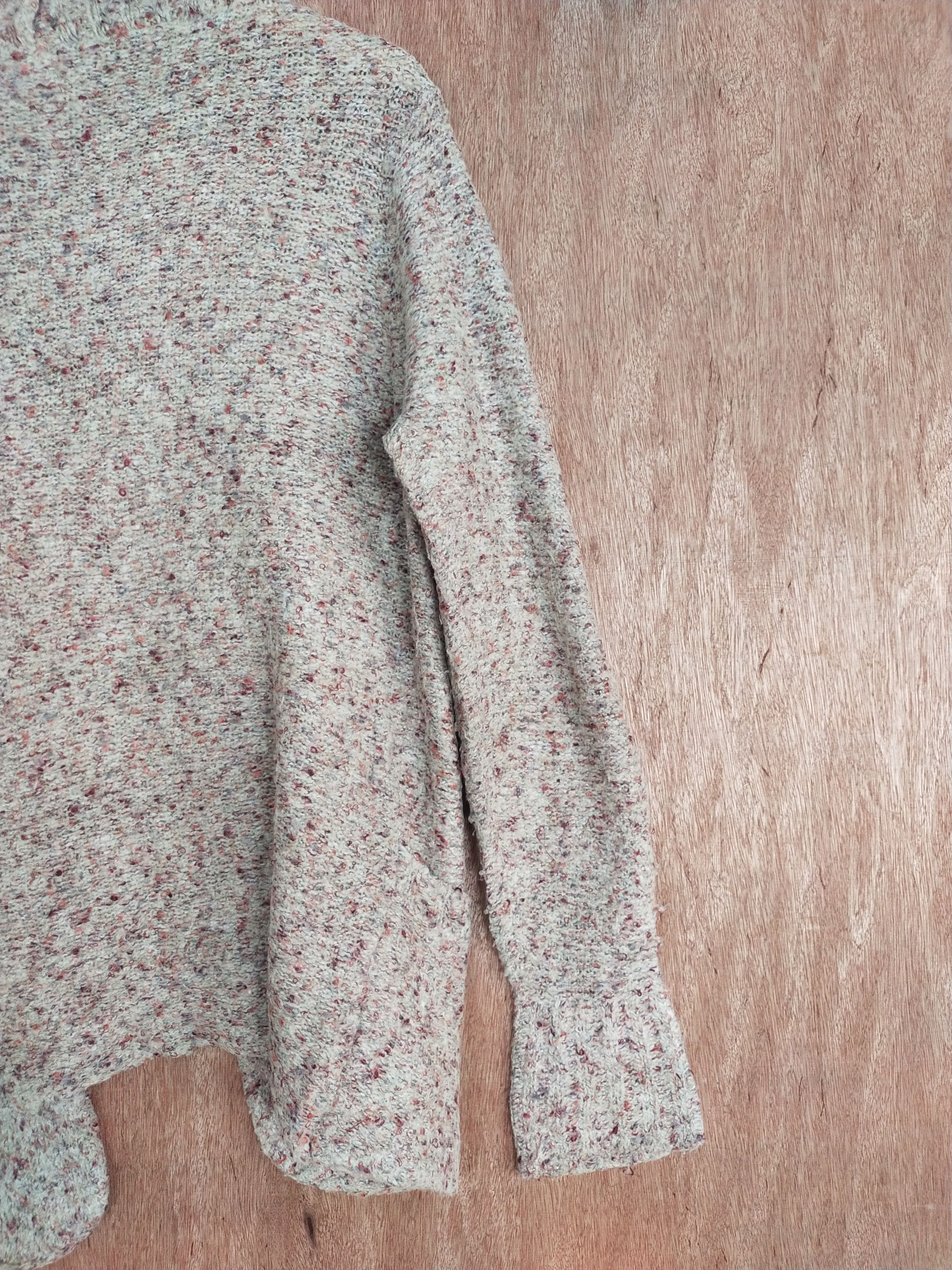 Japanese Brand H. Market cream cardigan knitwear japan #S077 Size US L / EU 52-54 / 3 - 11 Thumbnail
