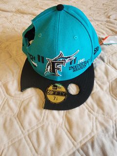 Florida Marlins WHITEOUT Fitted Hat by New Era