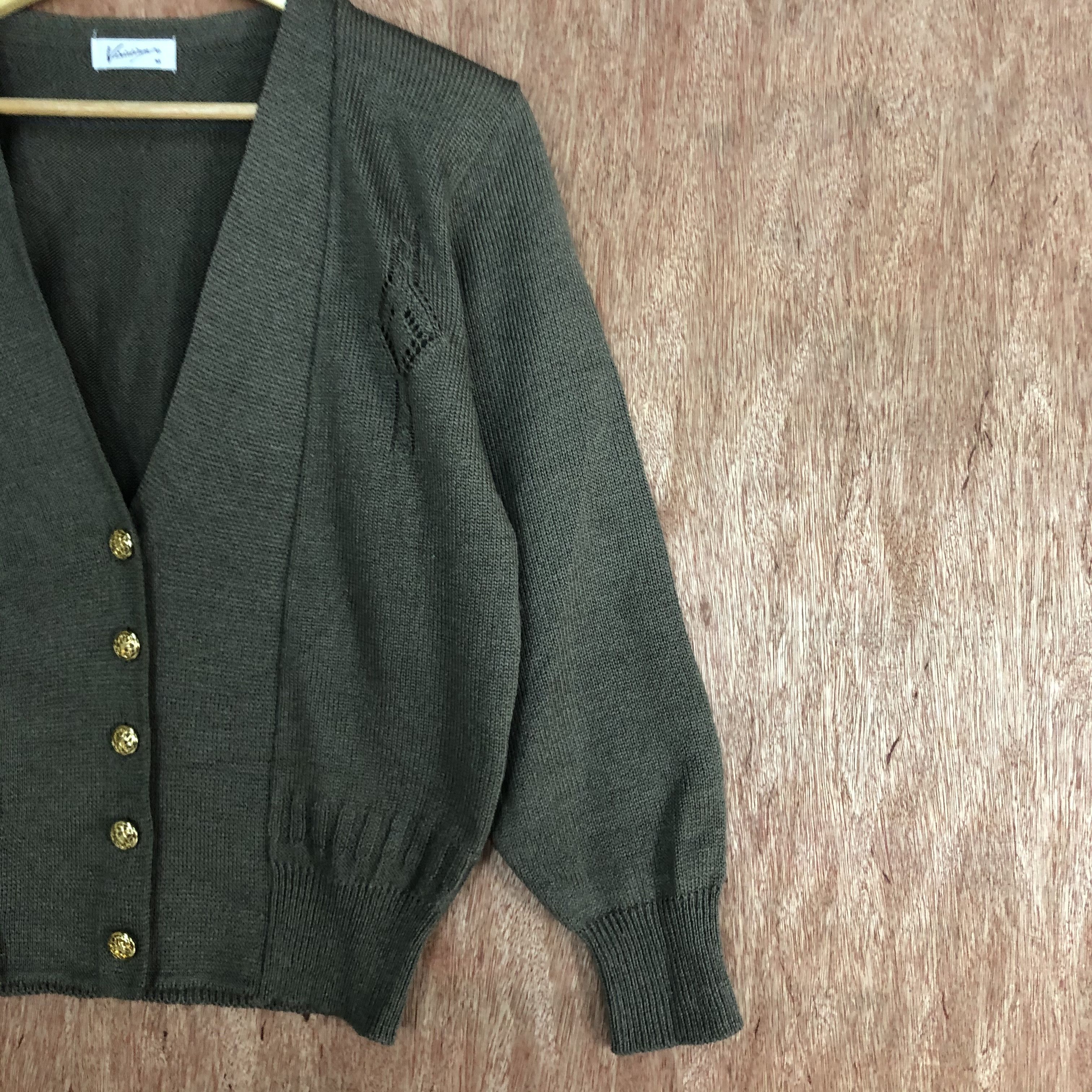 Japanese Brand D Viridiang vintage knitwear japan Cardigan #c490 Size M / US 6-8 / IT 42-44 - 5 Thumbnail