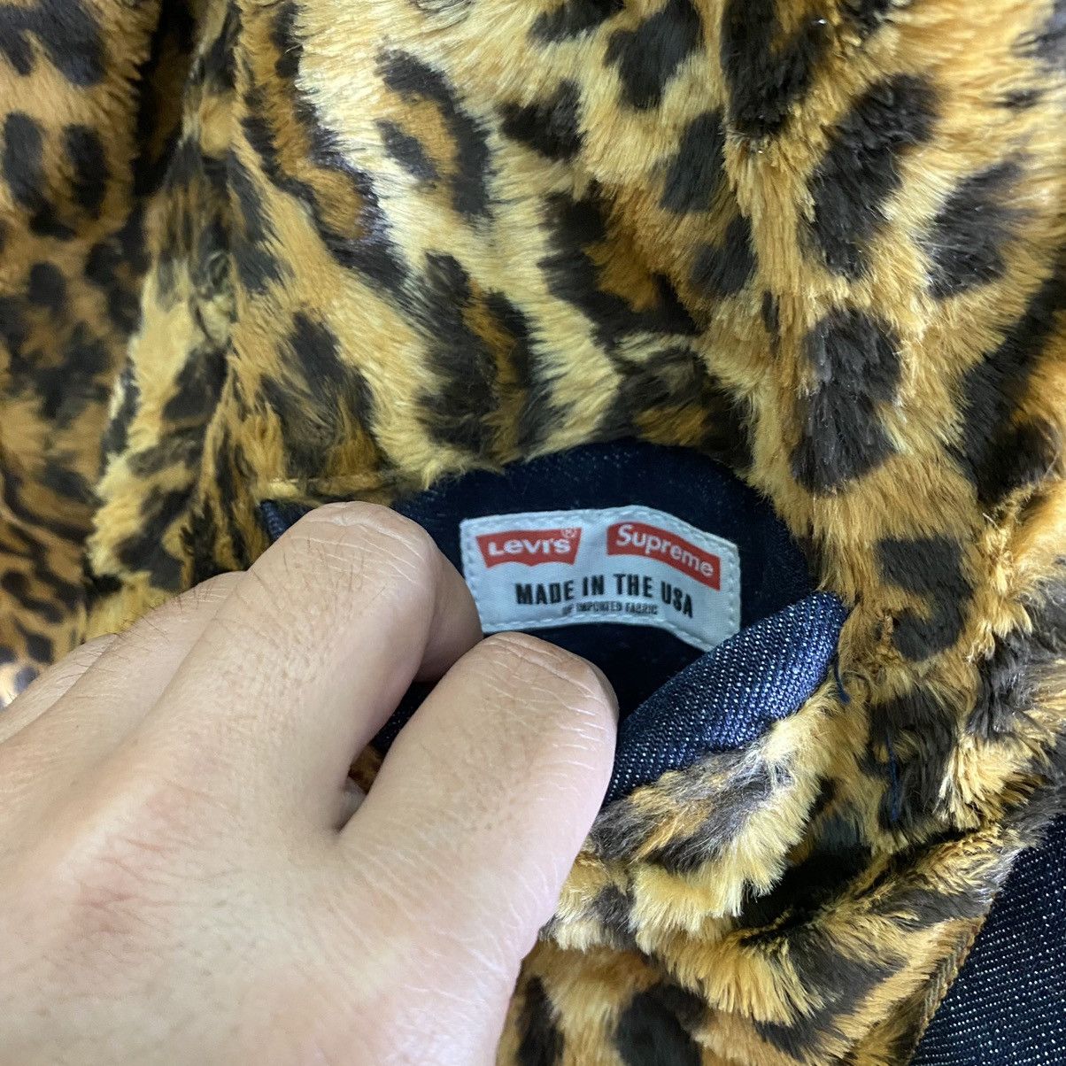 Levi's × Supreme Supreme x Levi's RAW Leopard Denim Jacket S Size Size US S / EU 44-46 / 1 - 14 Thumbnail