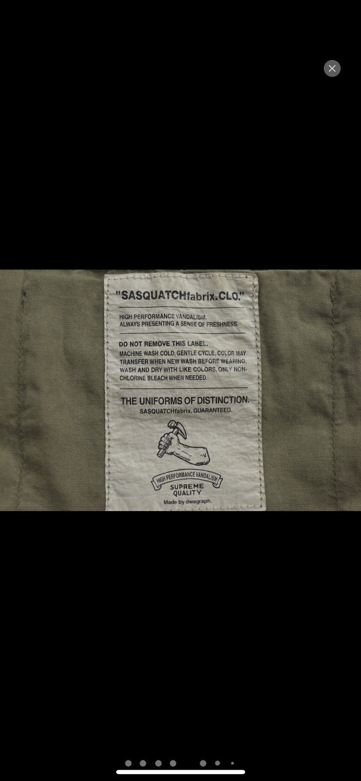 Sasquatchfabrix Sasquatchfrabix multi pocket apron Size ONE SIZE - 7 Thumbnail