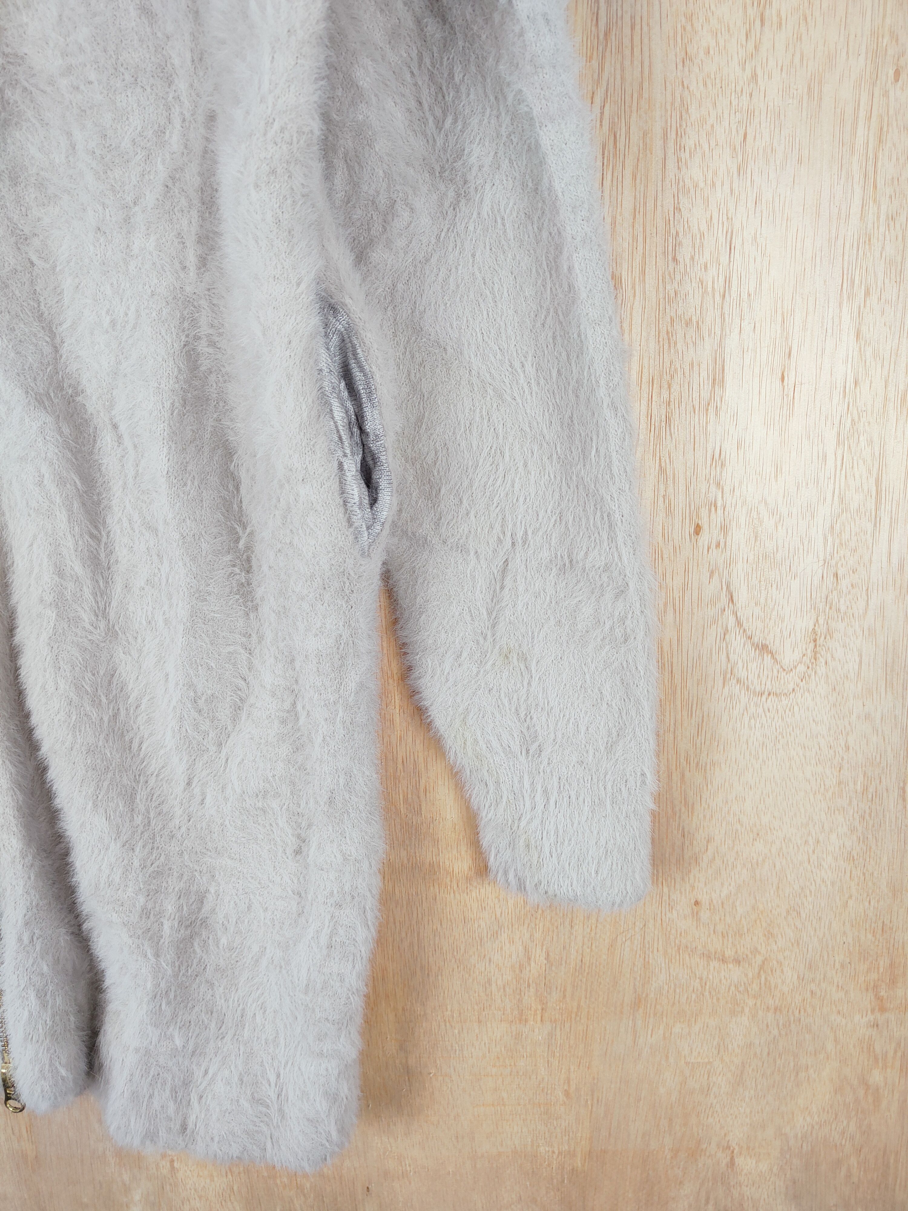 Homespun Knitwear Gallarda Galante Shaggy Fur Mohair cardigan Knitwear #S256 Size M / US 6-8 / IT 42-44 - 4 Thumbnail
