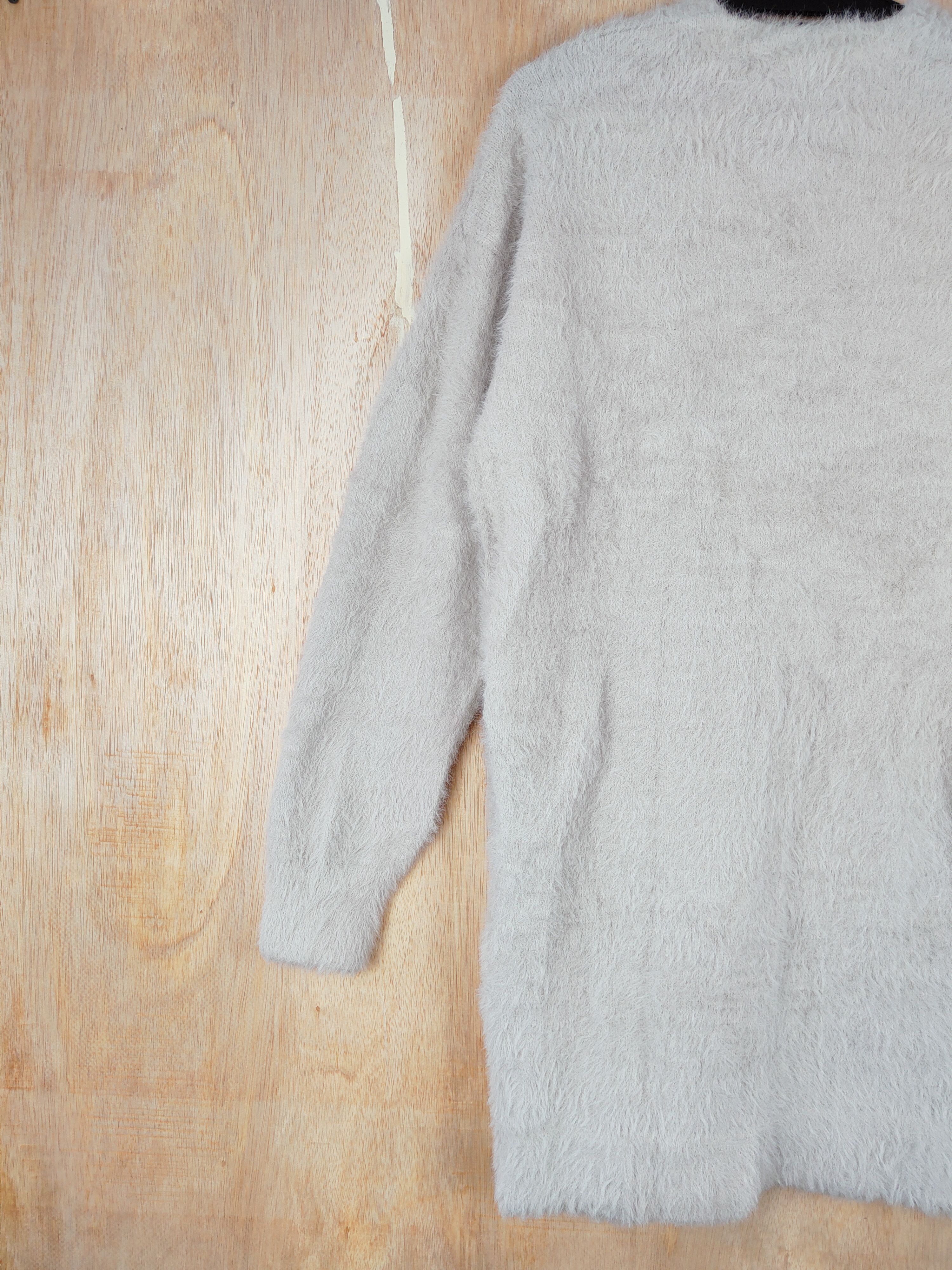 Homespun Knitwear Gallarda Galante Shaggy Fur Mohair cardigan Knitwear #S256 Size M / US 6-8 / IT 42-44 - 8 Thumbnail