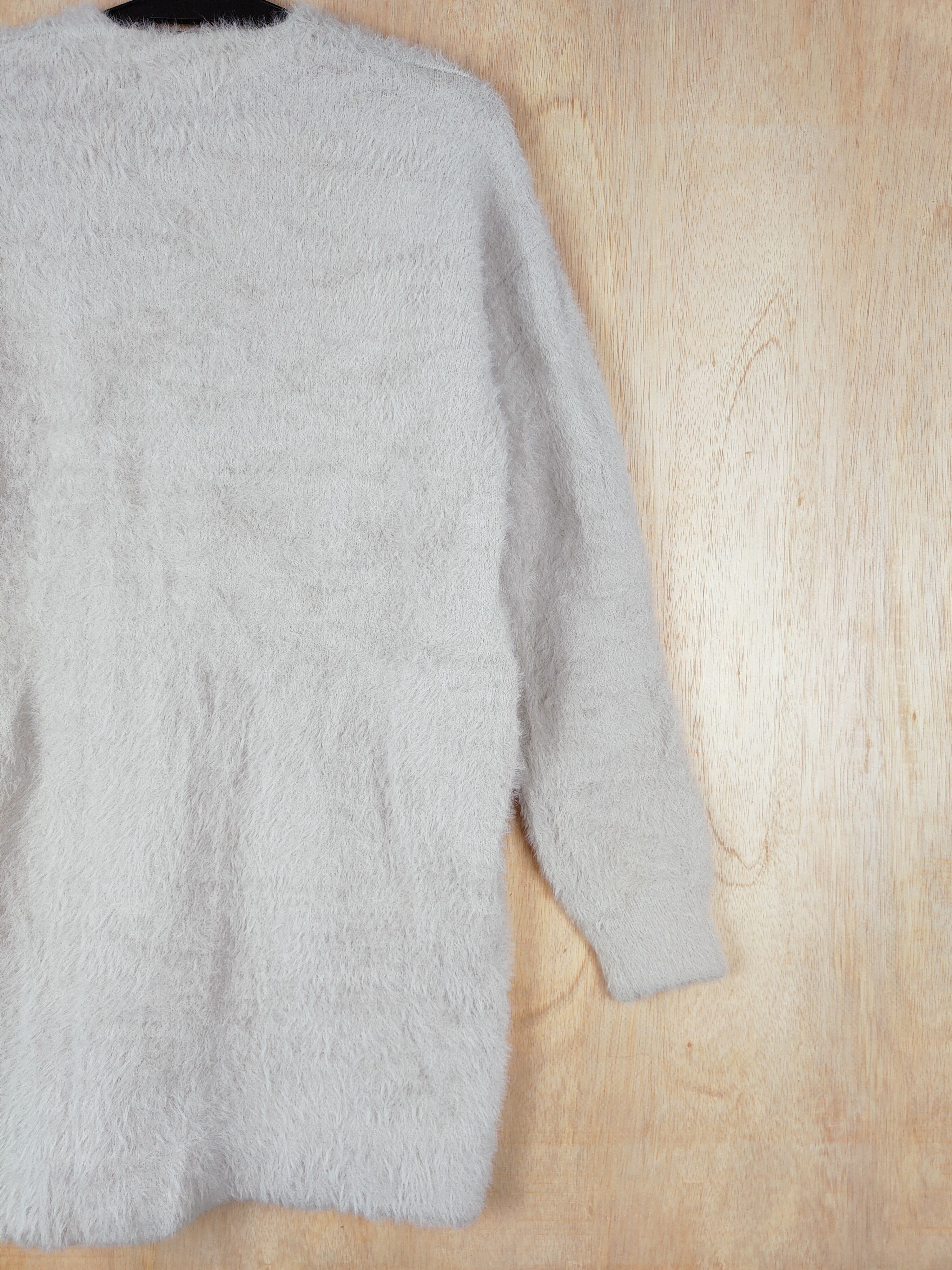 Homespun Knitwear Gallarda Galante Shaggy Fur Mohair cardigan Knitwear #S256 Size M / US 6-8 / IT 42-44 - 9 Thumbnail