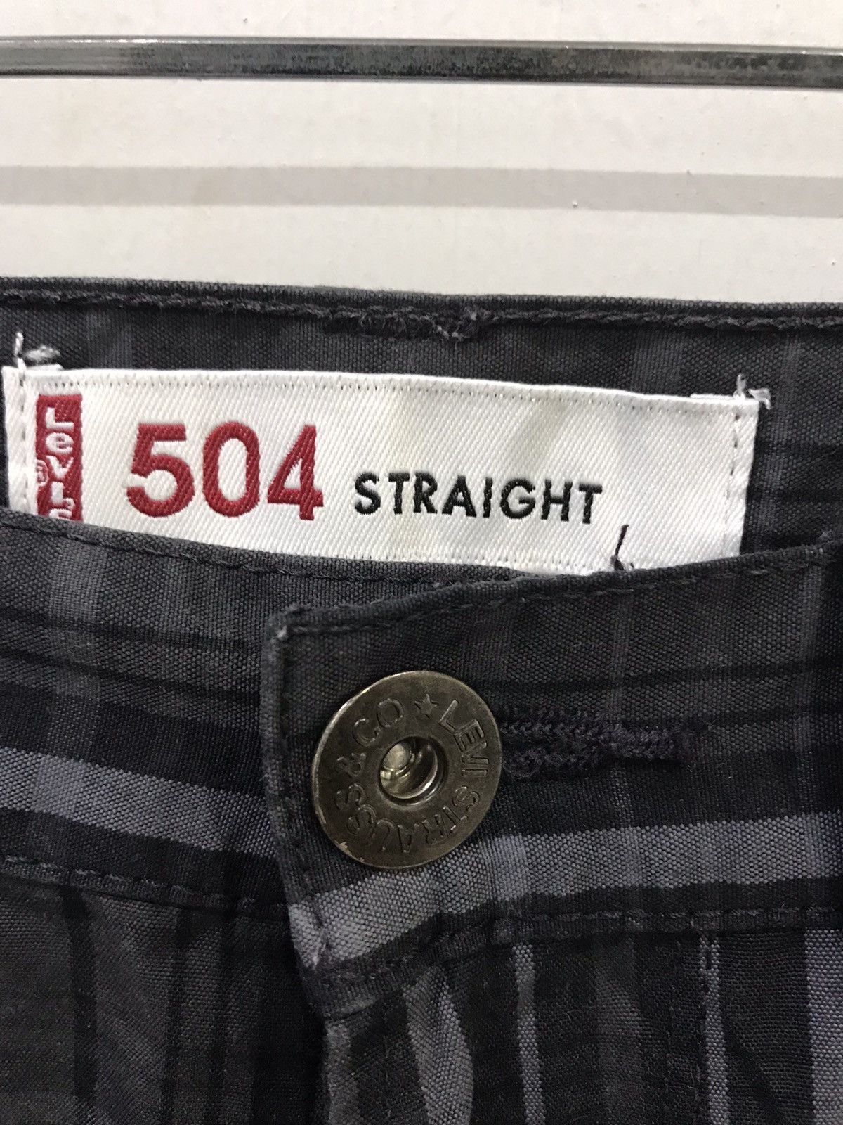 Levi's Levis 504 Straight Cut Plaid Pant Size US 30 / EU 46 - 5 Thumbnail