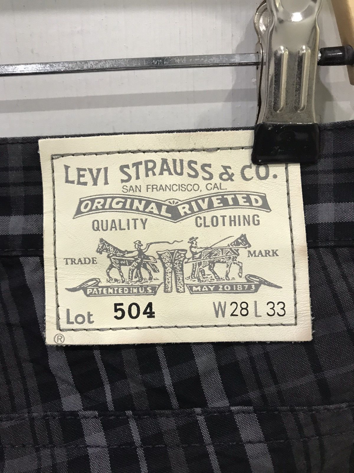 Levi's Levis 504 Straight Cut Plaid Pant Size US 30 / EU 46 - 6 Thumbnail