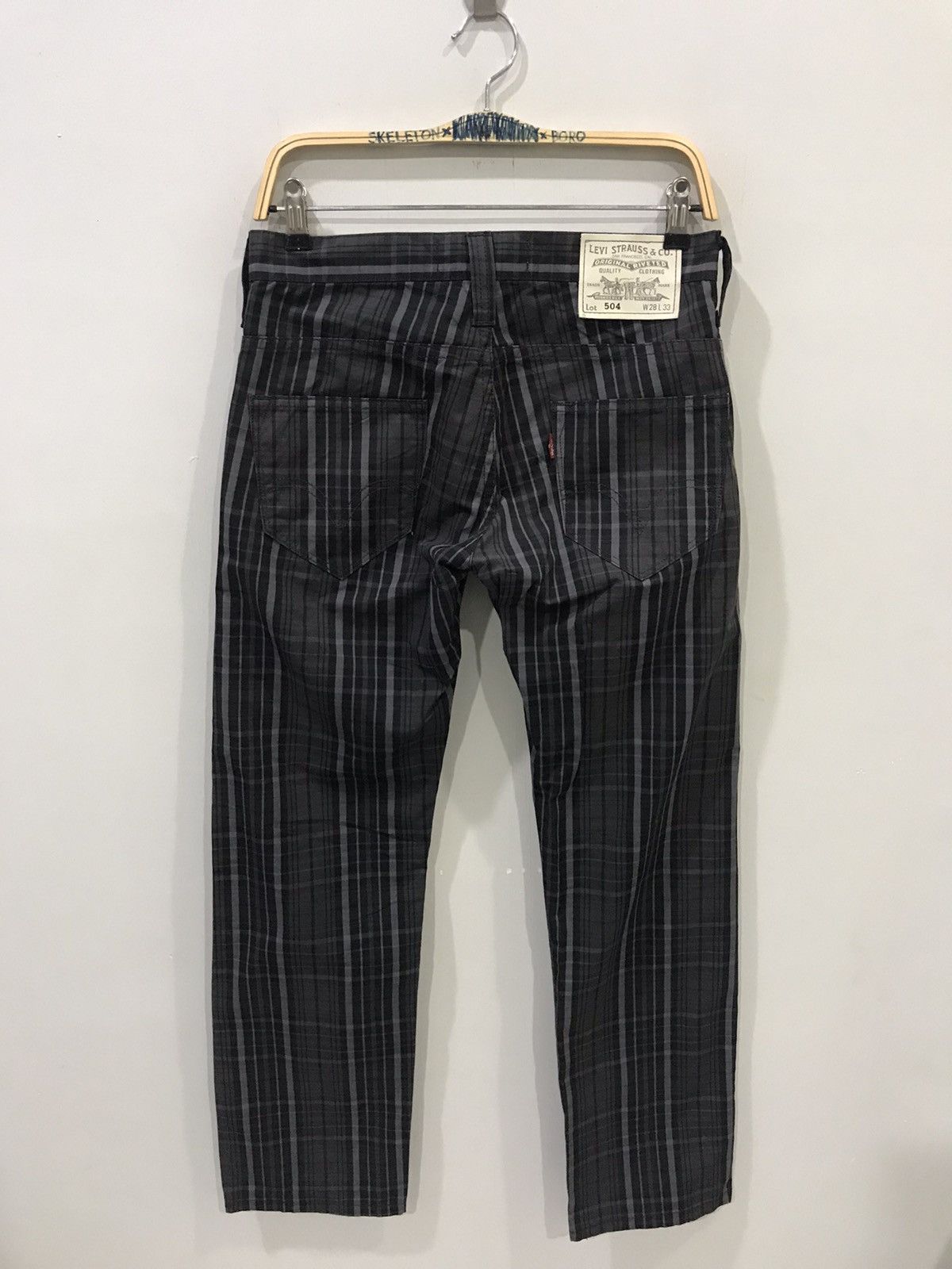 Levi's Levis 504 Straight Cut Plaid Pant Size US 30 / EU 46 - 7 Thumbnail