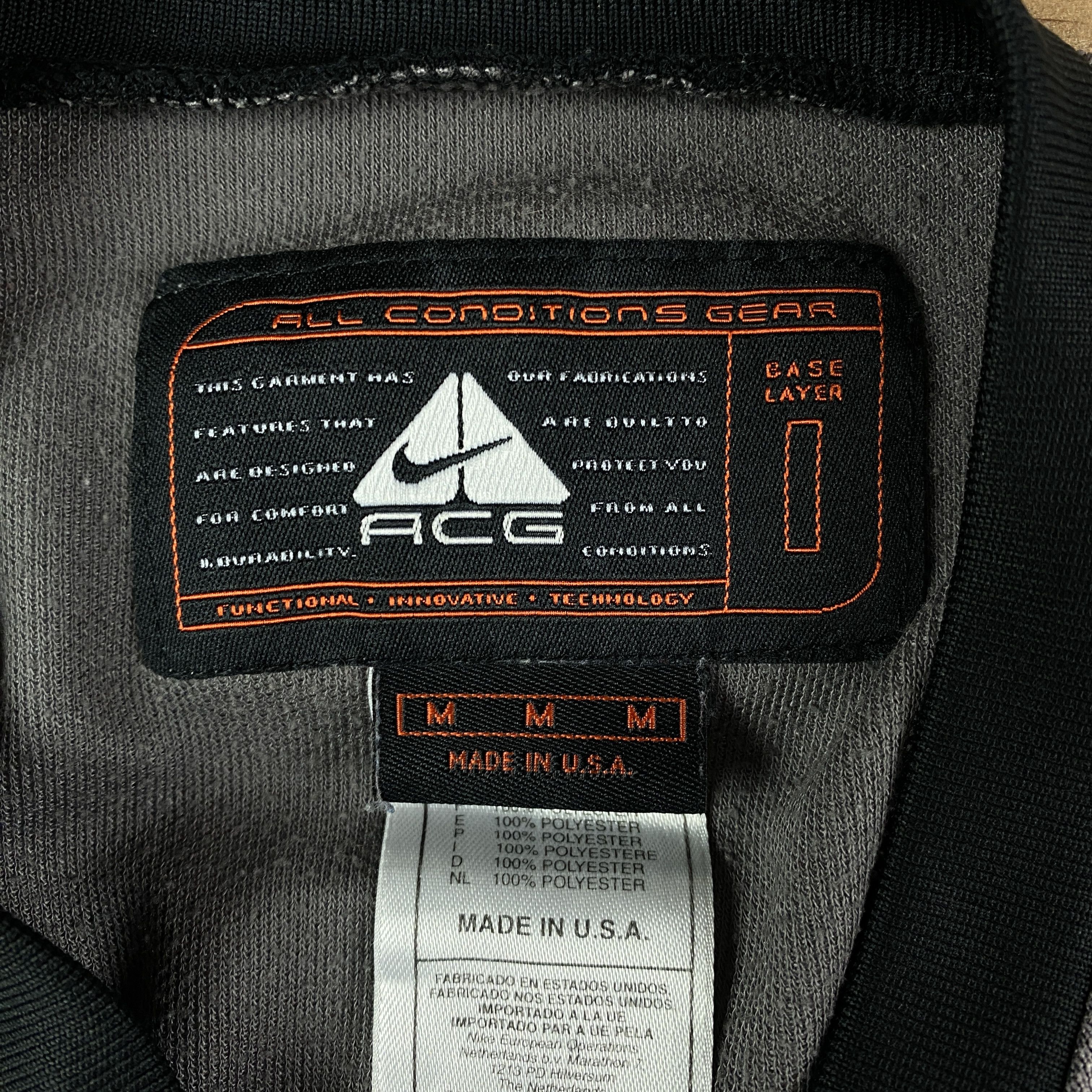Nike × Nike ACG × Vintage Mens Sweatshirt Nike Vintage ACG Size M Size US M / EU 48-50 / 2 - 8 Thumbnail