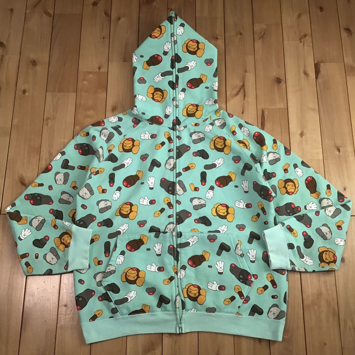 海外輸入】 APE BAPE KAWS サイケカモ BABY MILO CAMO ハット L 帽子 