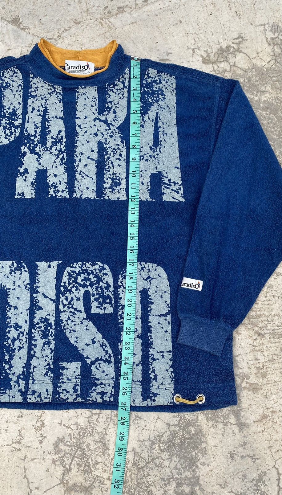 Japanese Brand Vintage Paradise Fleece Sweatshirt Over Size Made in Japan Size US M / EU 48-50 / 2 - 13 Thumbnail