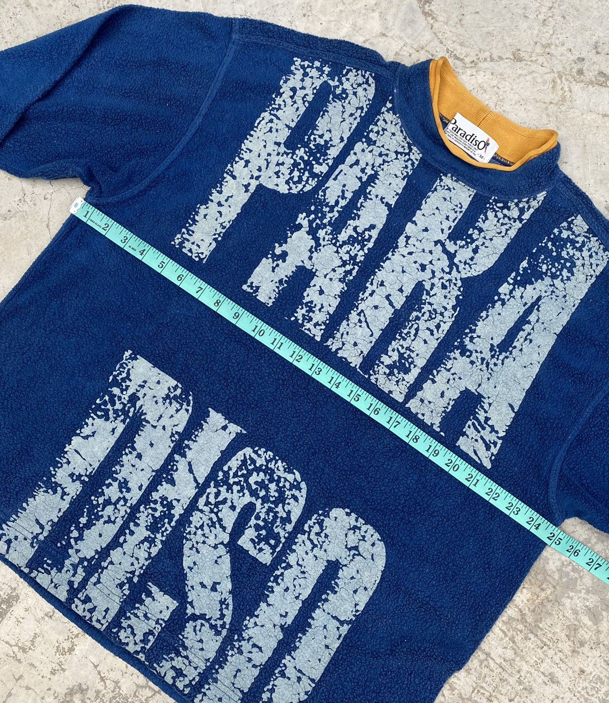 Japanese Brand Vintage Paradise Fleece Sweatshirt Over Size Made in Japan Size US M / EU 48-50 / 2 - 12 Thumbnail