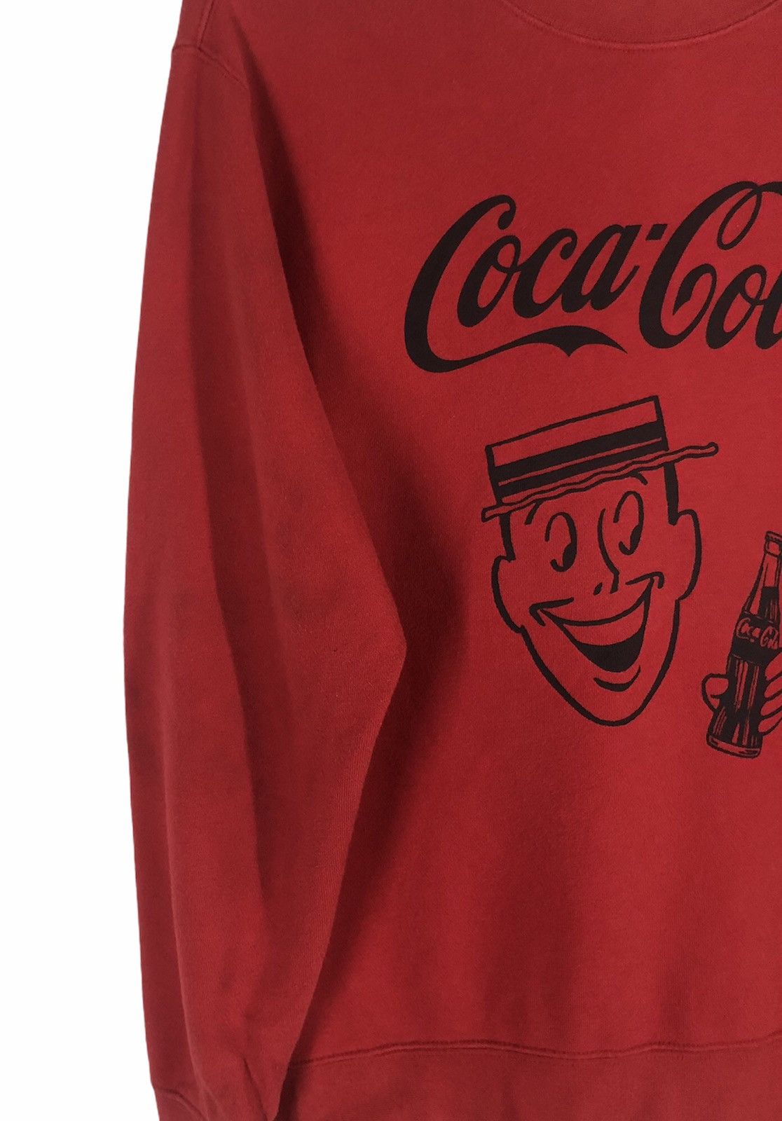 Coca Cola × Japanese Brand × Uniqlo Coca Cola Uniqlo Sweatshirt big logo coca cola crewneck Size US M / EU 48-50 / 2 - 4 Thumbnail