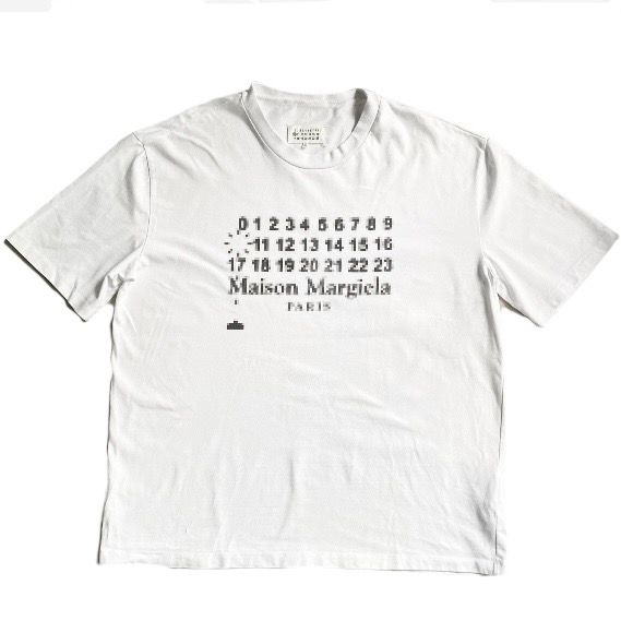 Maison Margiela Margiela Blur Number Logo Oversize T Shirt | Grailed