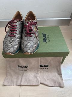 Palace x Gucci GG-P Canvas Horsebit P Charm Camoflauge