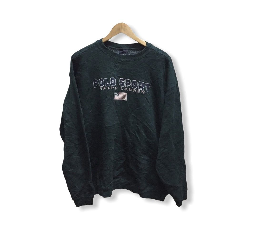 Polo Ralph Lauren Vintage 90 Polo sport sweatshirt Size US XL / EU 56 / 4 - 1 Thumbnail