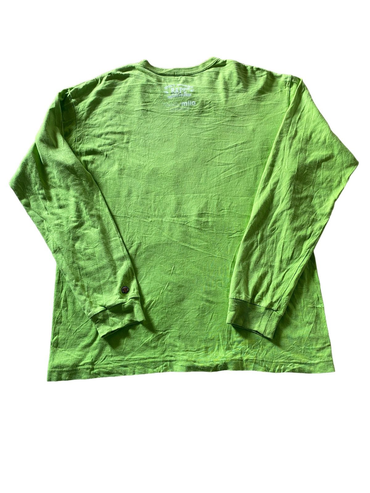 Bape Baby Milo Long Sleeve Tee Size US XL / EU 56 / 4 - 2 Thumbnail