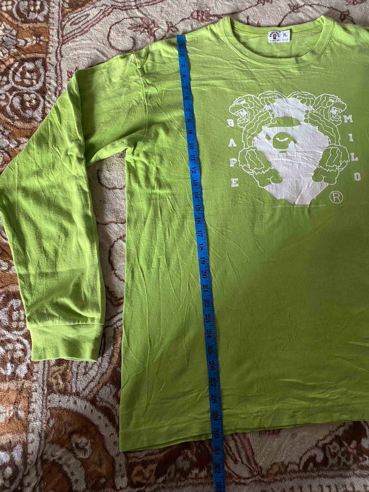 Bape Baby Milo Long Sleeve Tee Size US XL / EU 56 / 4 - 13 Thumbnail