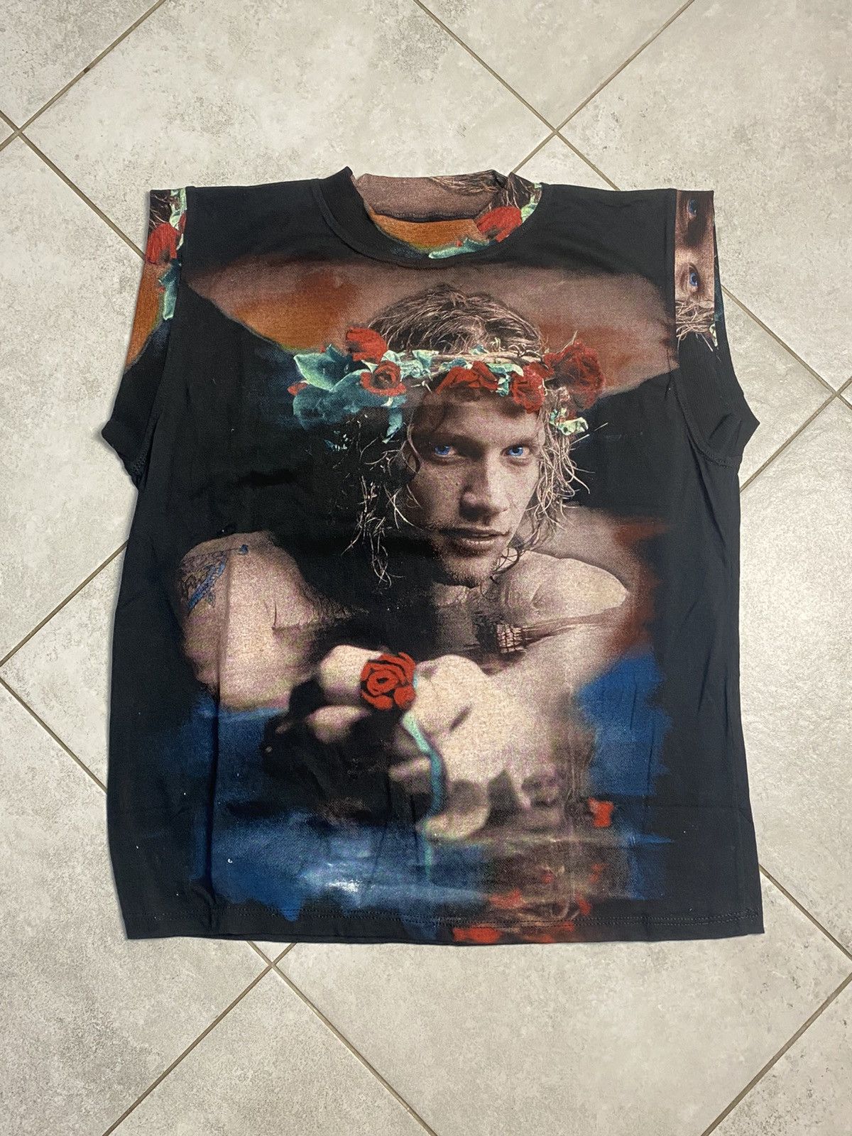 Band Tees 90s Bon Jovi Empire All Over Print Sleeveless Shirt Rare Size US L / EU 52-54 / 3 - 1 Thumbnail