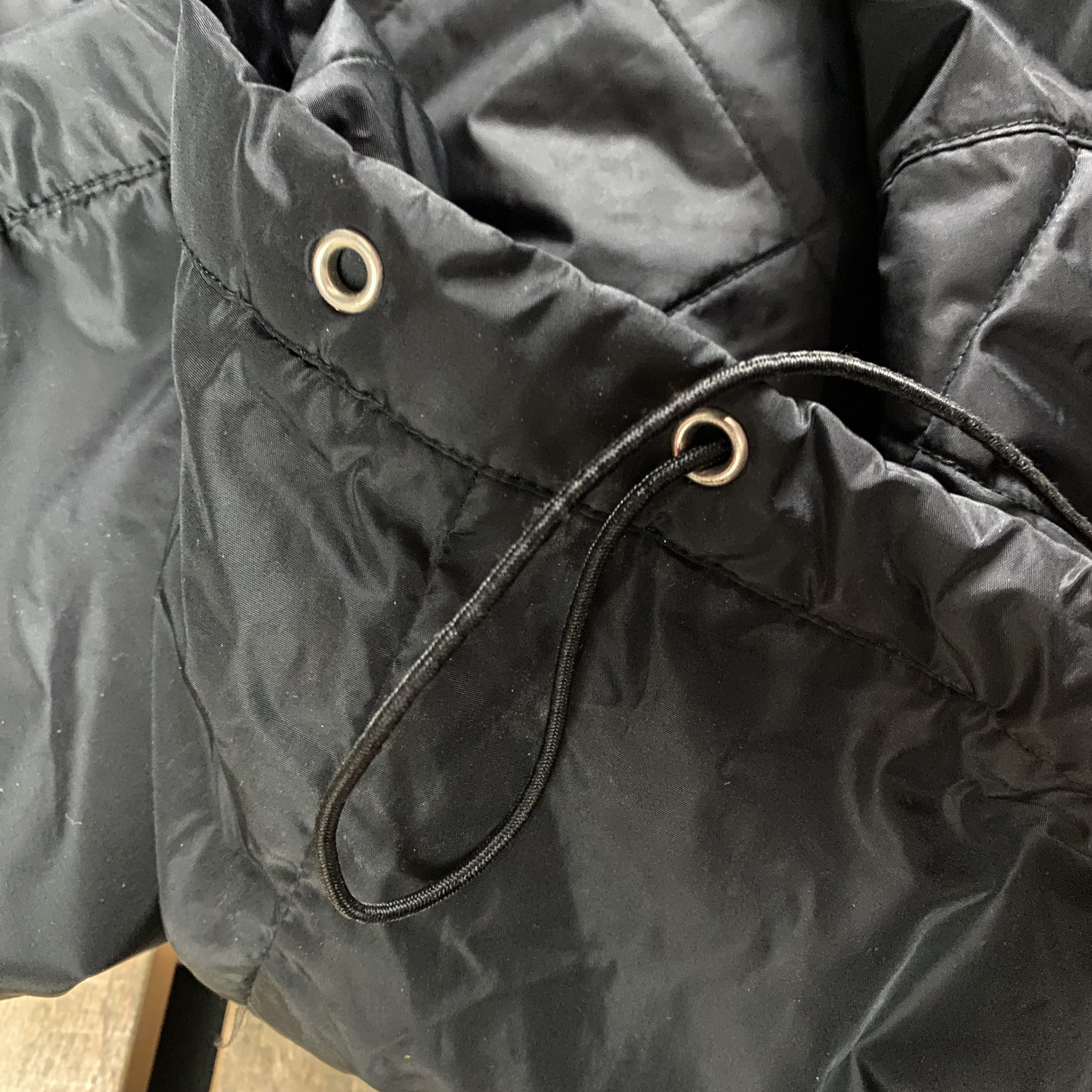 Nike × Vintage Mens Warm Jacket Nike Swoosh Vintage Size XL Black Nylon Size US XL / EU 56 / 4 - 6 Thumbnail