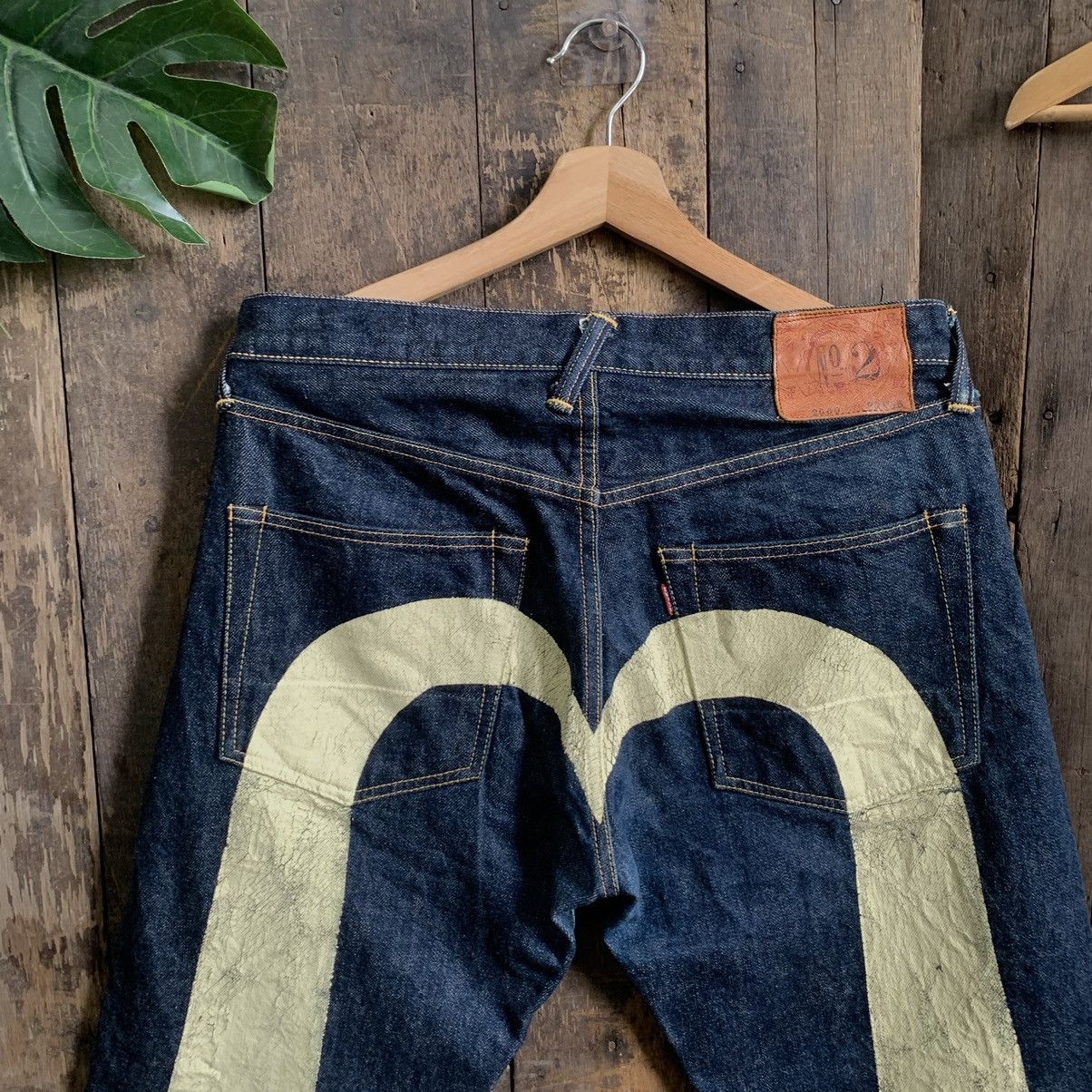 Evisu Vintage Evisu White Daicock Selvedge Indigo Denim Jeans Size US 32 / EU 48 - 3 Thumbnail