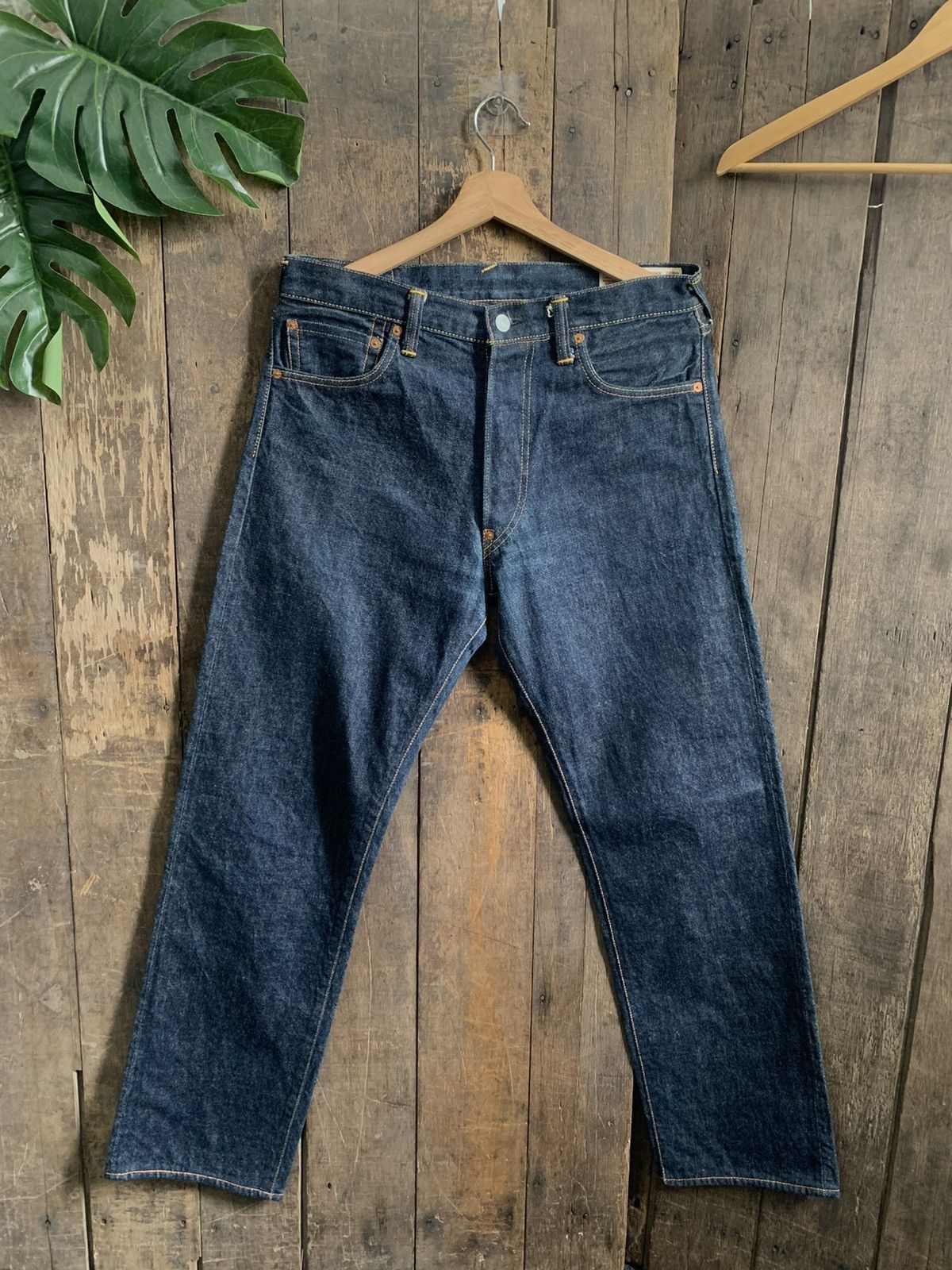 Evisu Vintage Evisu White Daicock Selvedge Indigo Denim Jeans Size US 32 / EU 48 - 4 Thumbnail