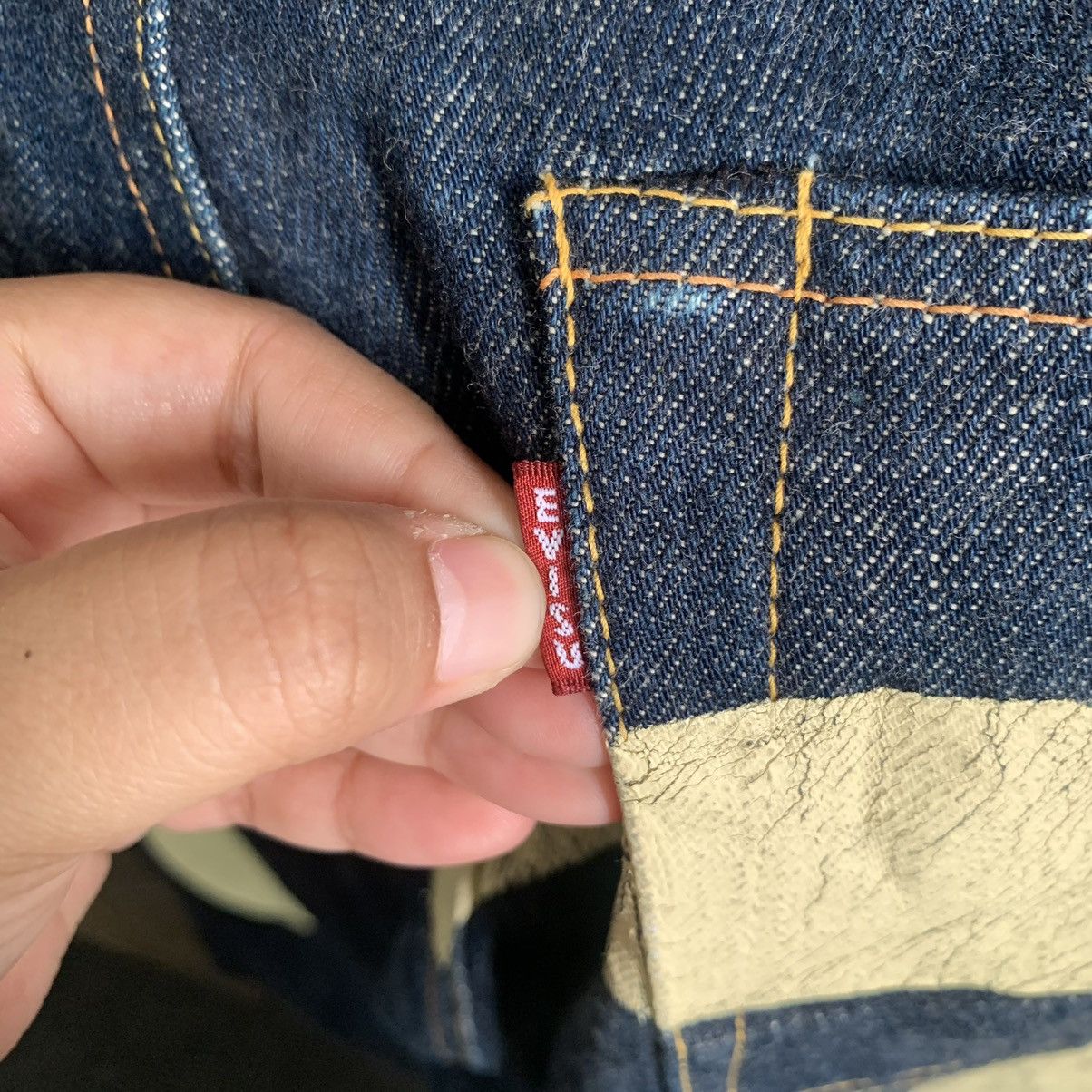 Evisu Vintage Evisu White Daicock Selvedge Indigo Denim Jeans Size US 32 / EU 48 - 9 Thumbnail