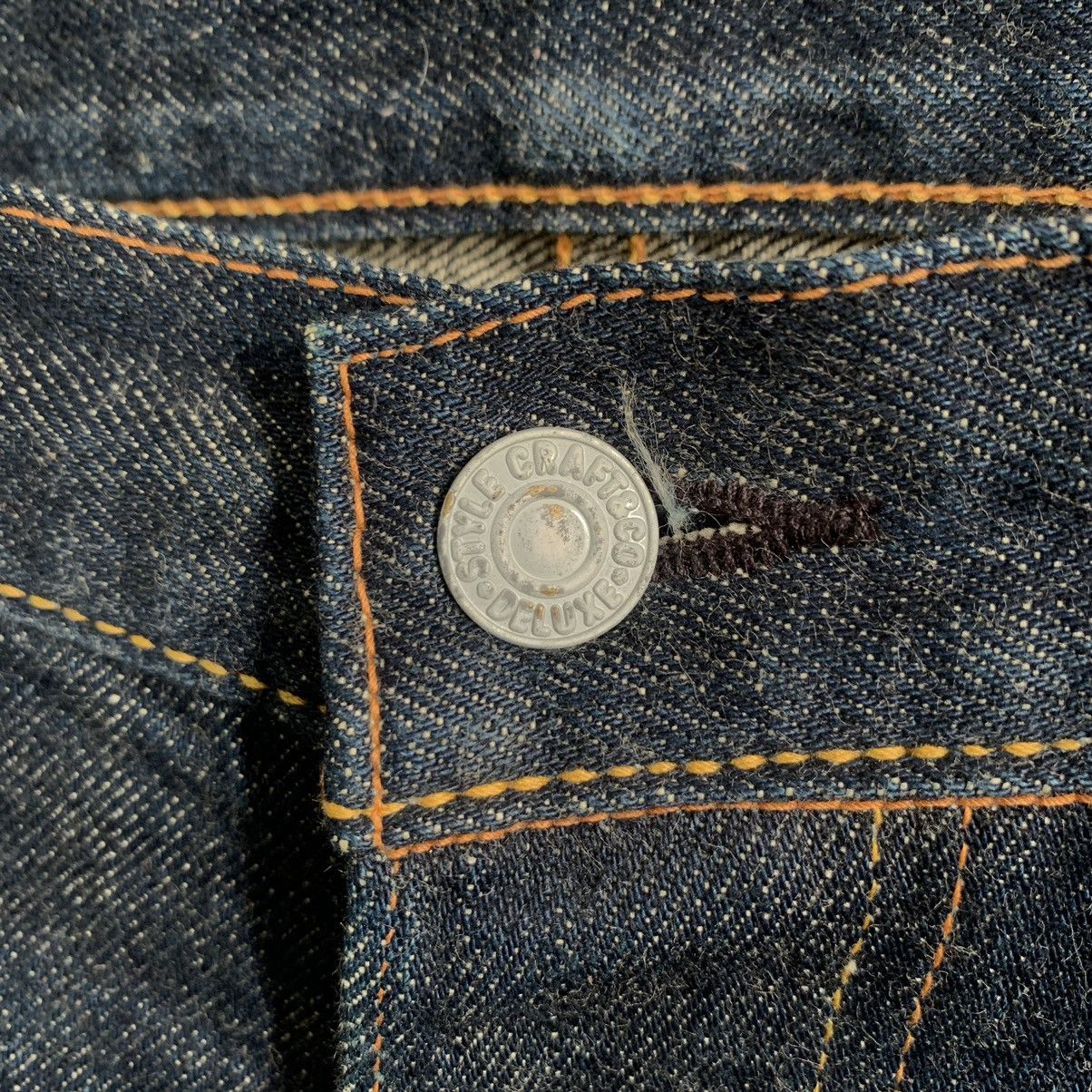 Evisu Vintage Evisu White Daicock Selvedge Indigo Denim Jeans Size US 32 / EU 48 - 6 Thumbnail