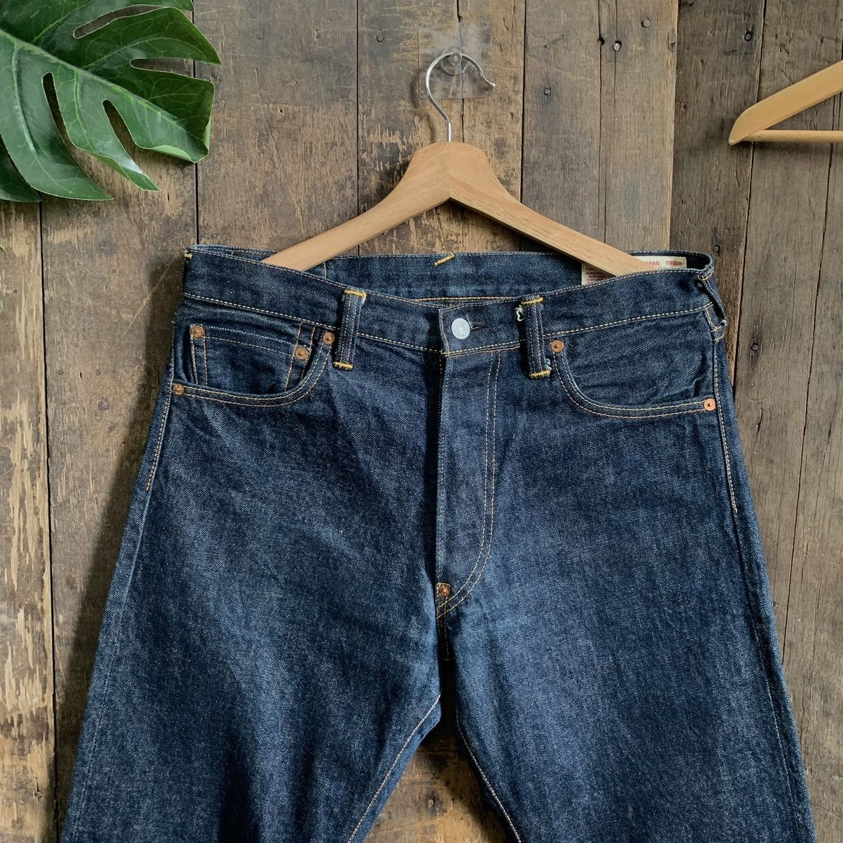 Evisu Vintage Evisu White Daicock Selvedge Indigo Denim Jeans Size US 32 / EU 48 - 5 Thumbnail