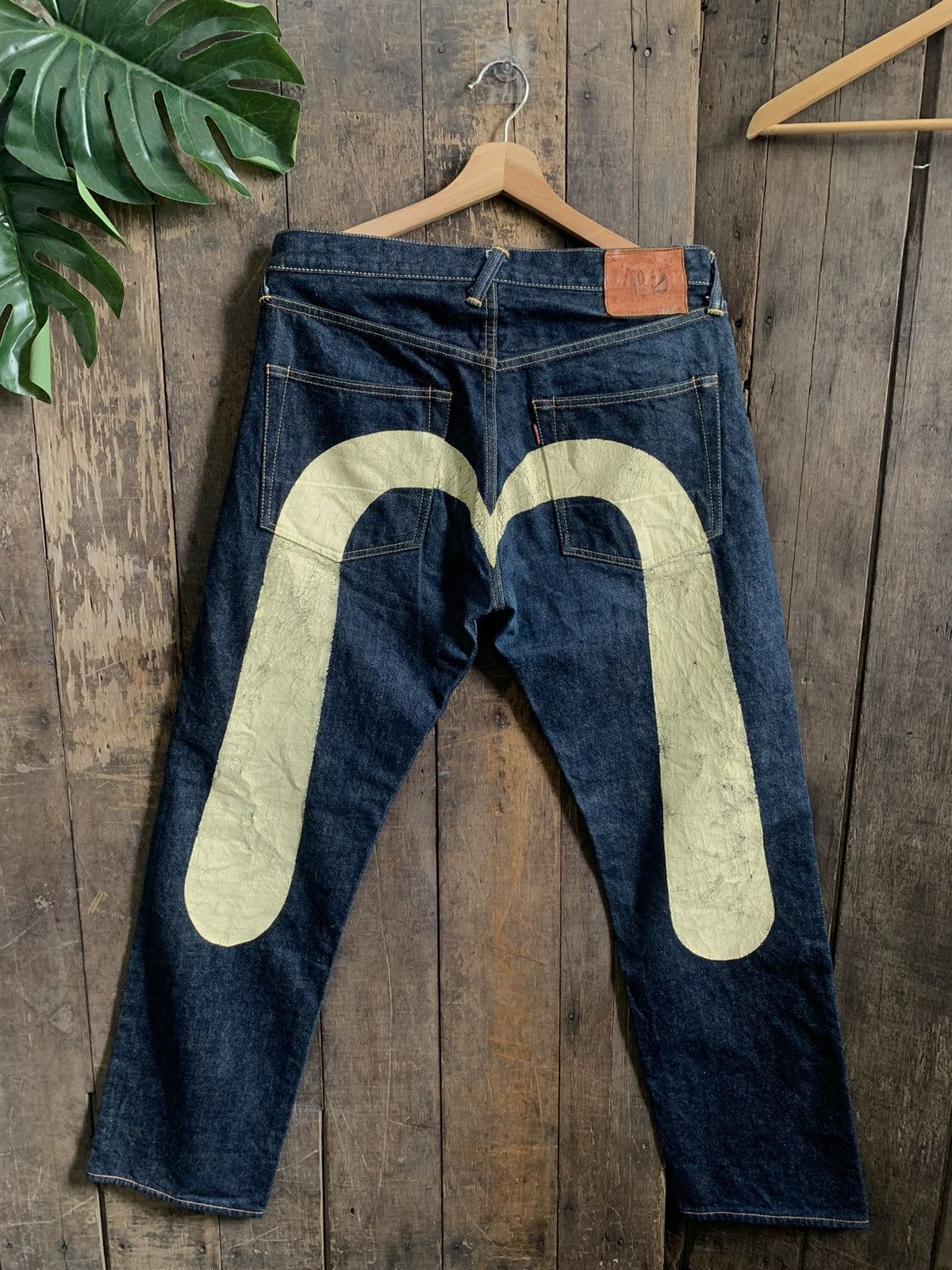 Evisu Vintage Evisu White Daicock Selvedge Indigo Denim Jeans Size US 32 / EU 48 - 1 Thumbnail