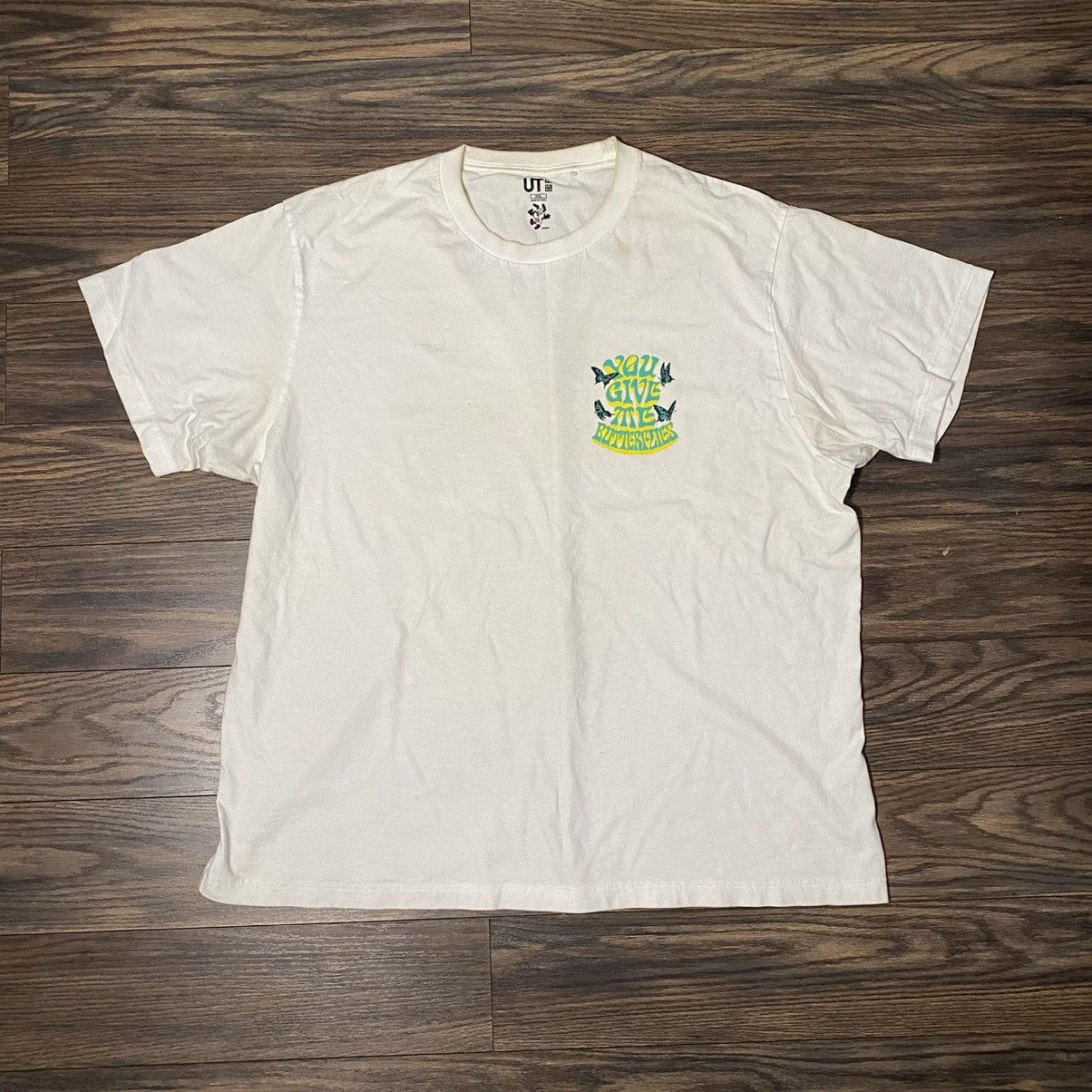 Girls Don't Cry Verdy x Uniqlo “YOU GIVE ME BUTTERFLIES” T-Shirt