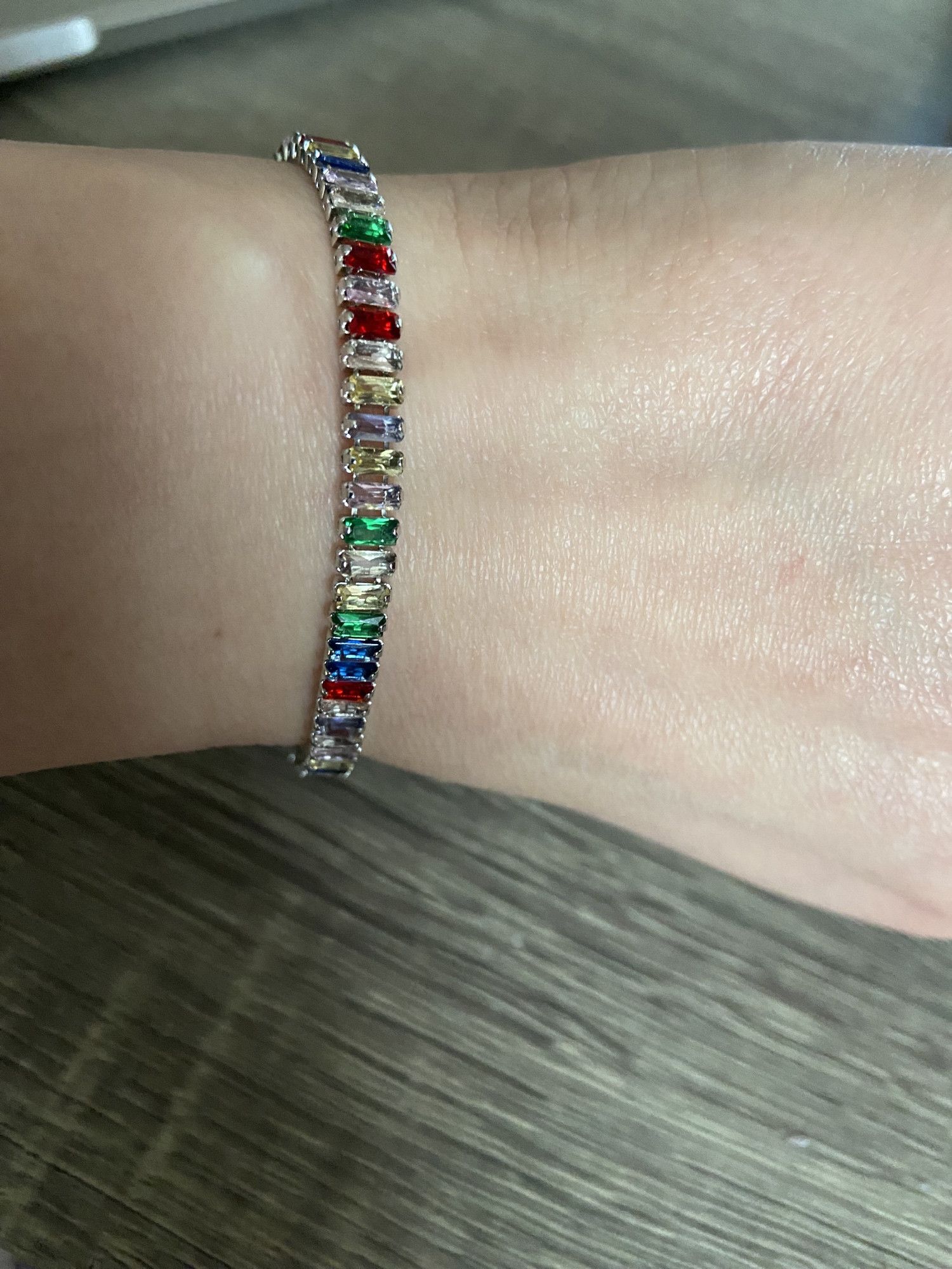Jewelry Colorfull Stone Adjustable Bracelet Size ONE SIZE - 1 Thumbnail