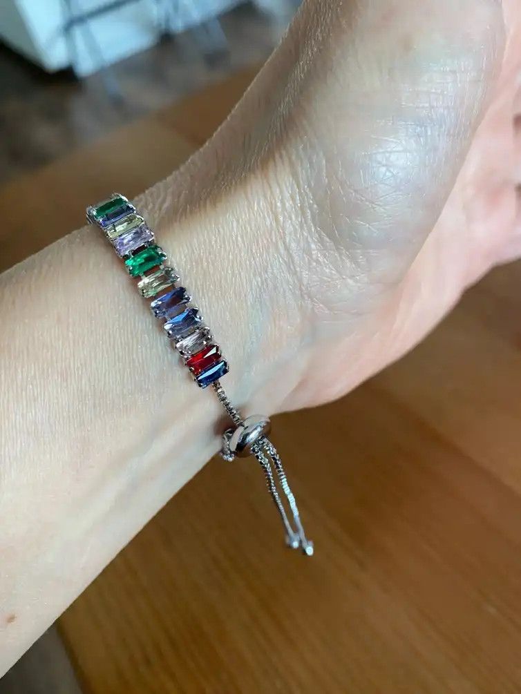 Jewelry Colorfull Stone Adjustable Bracelet Size ONE SIZE - 5 Thumbnail