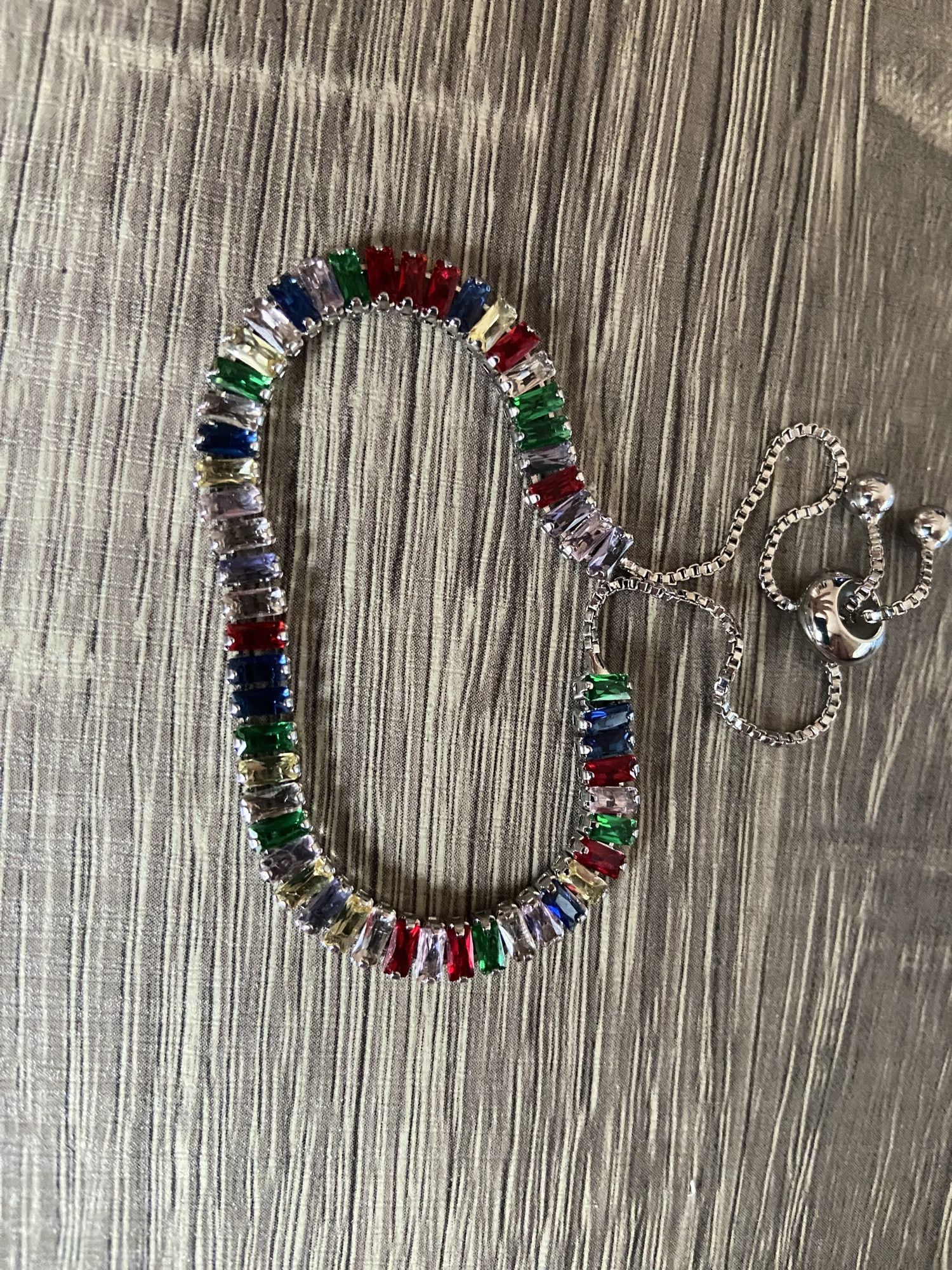 Jewelry Colorfull Stone Adjustable Bracelet Size ONE SIZE - 2 Thumbnail