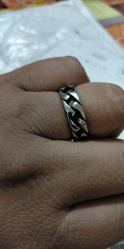 Jewelry 7MM Silver Color Ring (Size 7-12) Size ONE SIZE - 6 Thumbnail