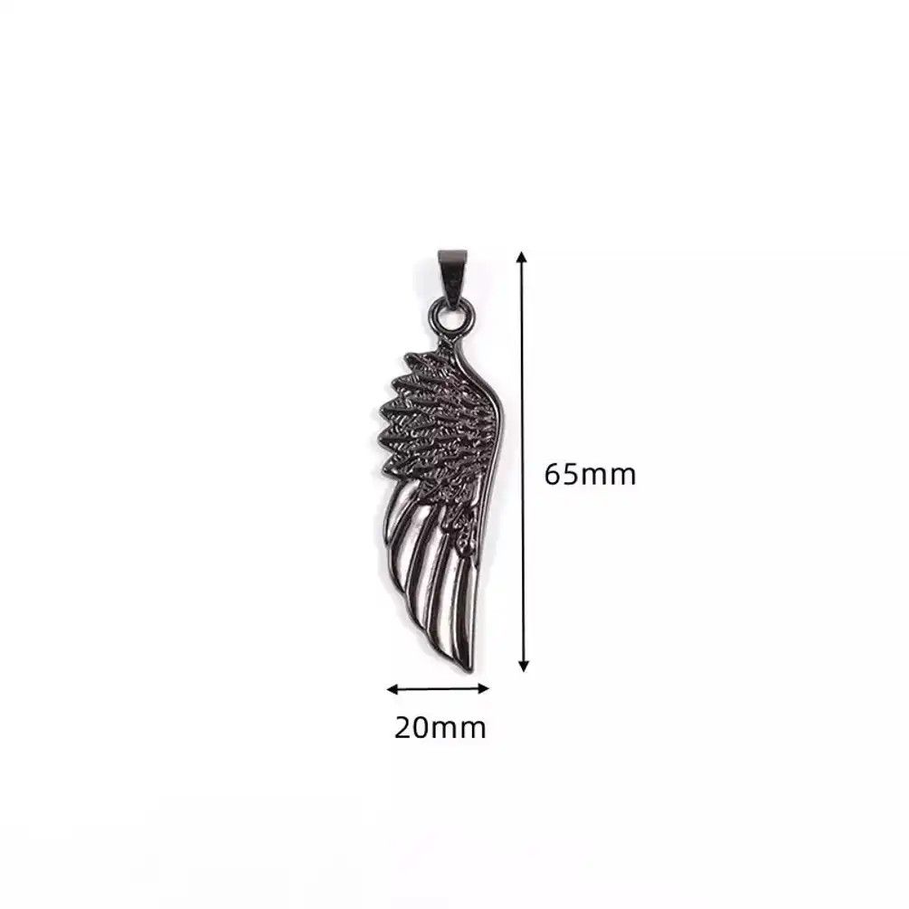Handmade Vintage Feather Pendant Necklace Size ONE SIZE - 2 Thumbnail