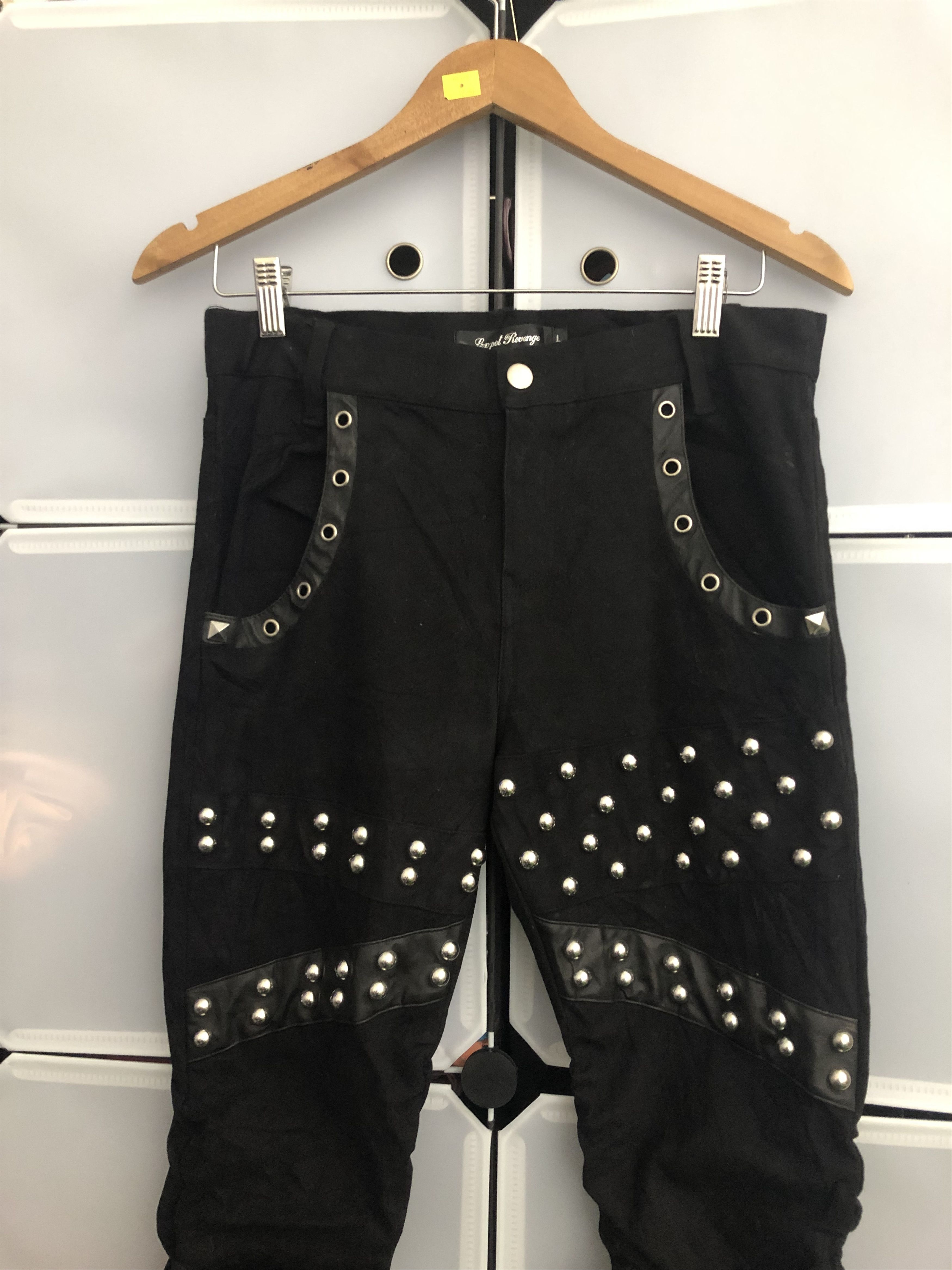 Seditionaries Sex Pot Revenge Bondage Punk Rockers Pants stretchable Leg Size US 30 / EU 46 - 2 Thumbnail