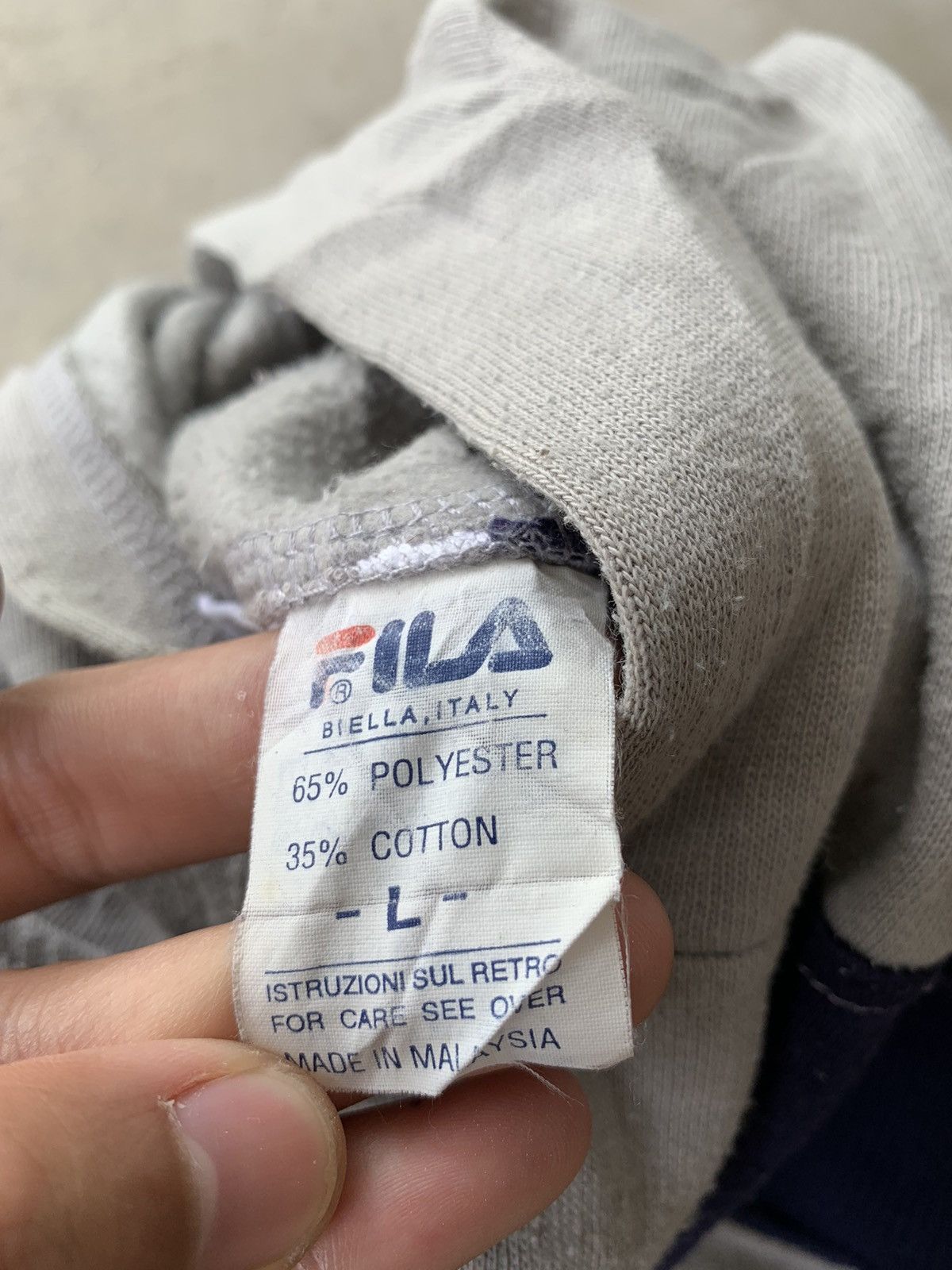 Fila Vintage Fila hoodie Sweatshirt Size US L / EU 52-54 / 3 - 4 Thumbnail
