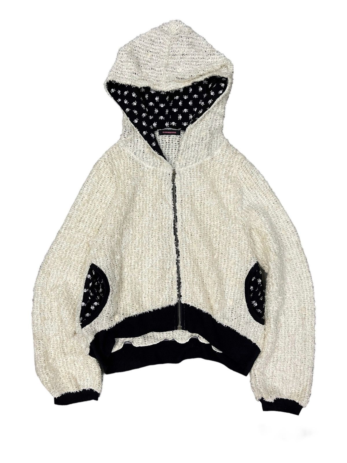 ALGONQUINS Japan knitted punker hoodies jacket