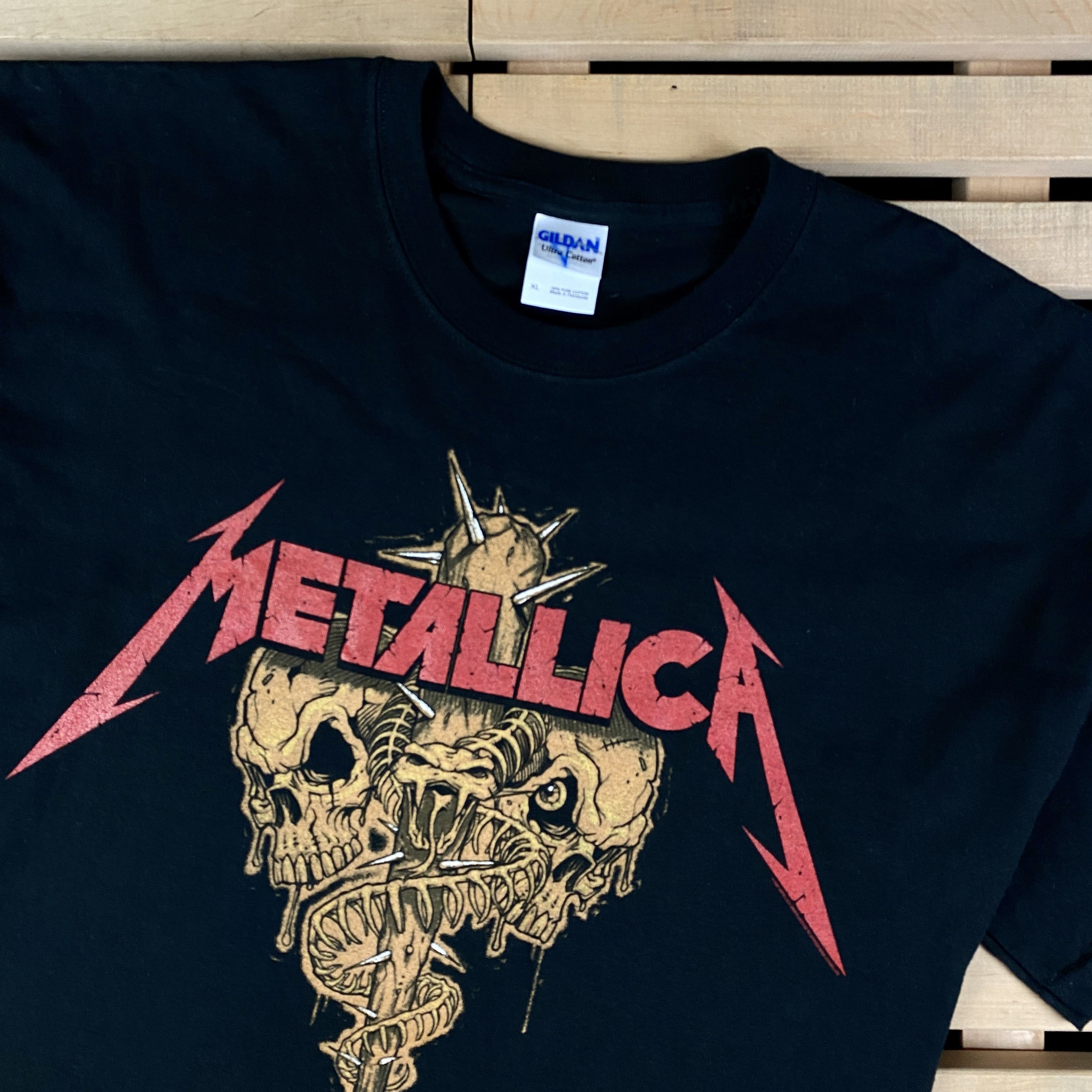 Metallica Men’s Rock T-Shirt Metallica Big Print Vintage Size XL Size US XL / EU 56 / 4 - 2 Thumbnail