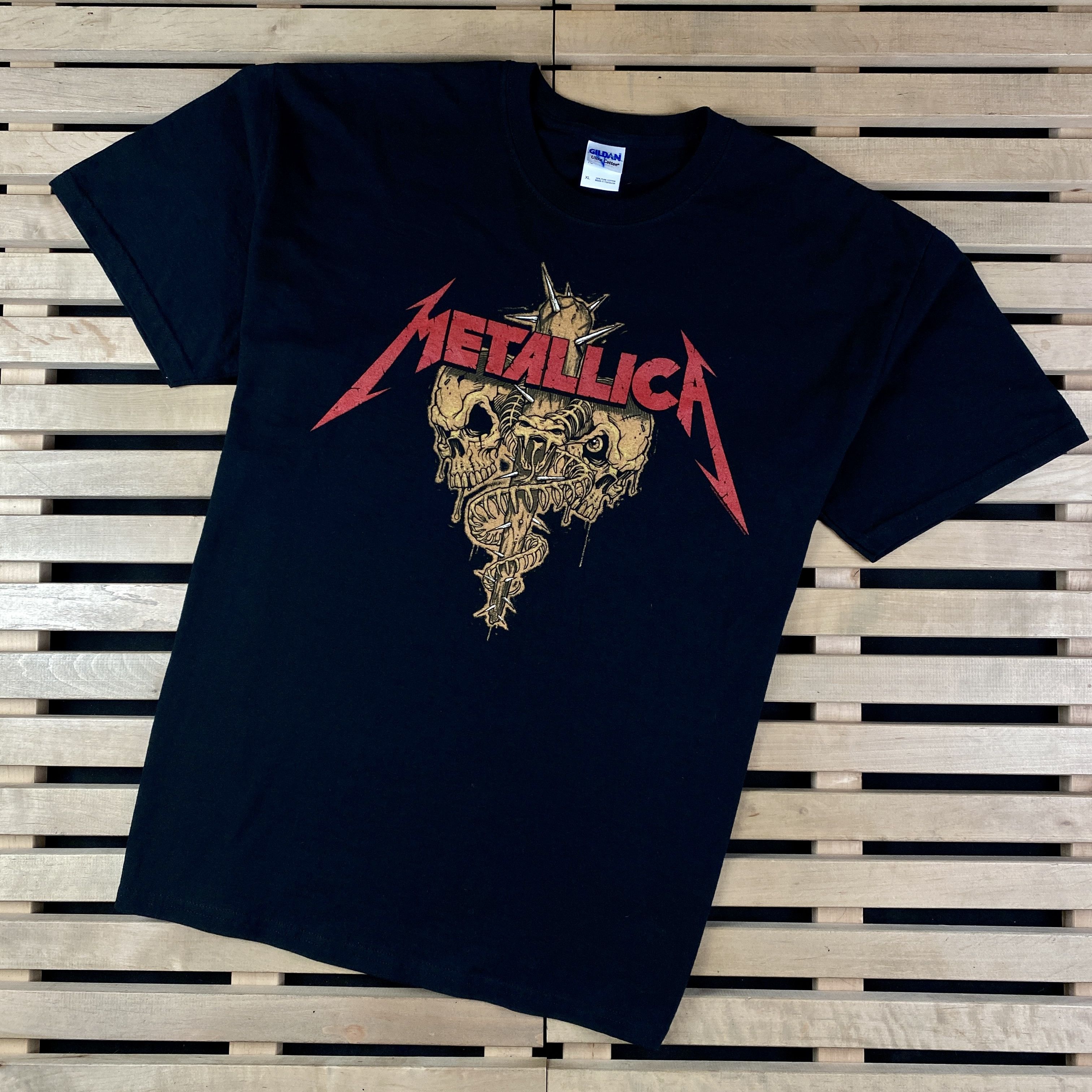 Metallica Men’s Rock T-Shirt Metallica Big Print Vintage Size XL Size US XL / EU 56 / 4 - 1 Thumbnail