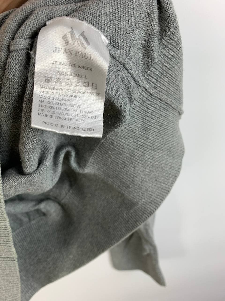 Vintage Jean Paul sweater gray cotton L Size US L / EU 52-54 / 3 - 12 Thumbnail